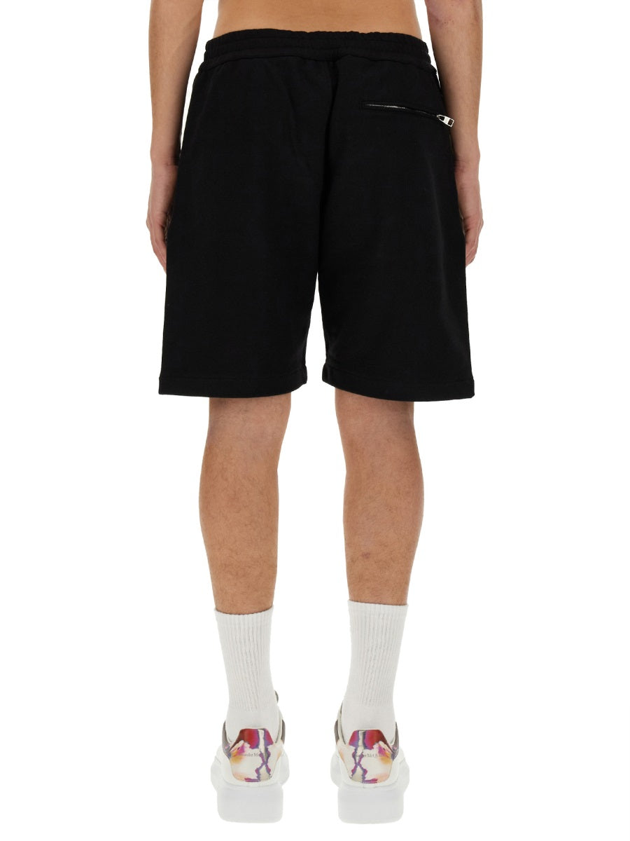 Alexander Mcqueen Men Bermuda With Logo ALEXANDER MCQUEEN