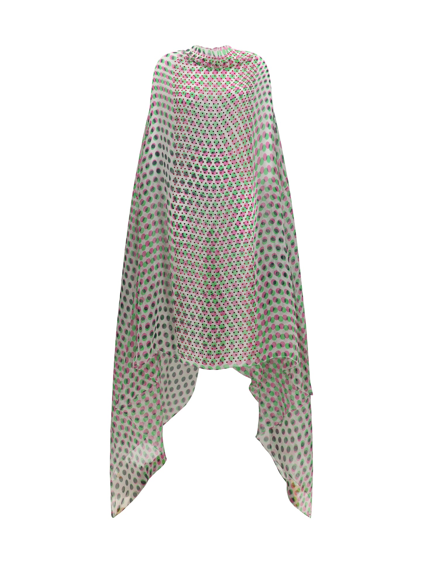 Dries Van Noten Women Polka-Dot Cape Dress DRIES VAN NOTEN