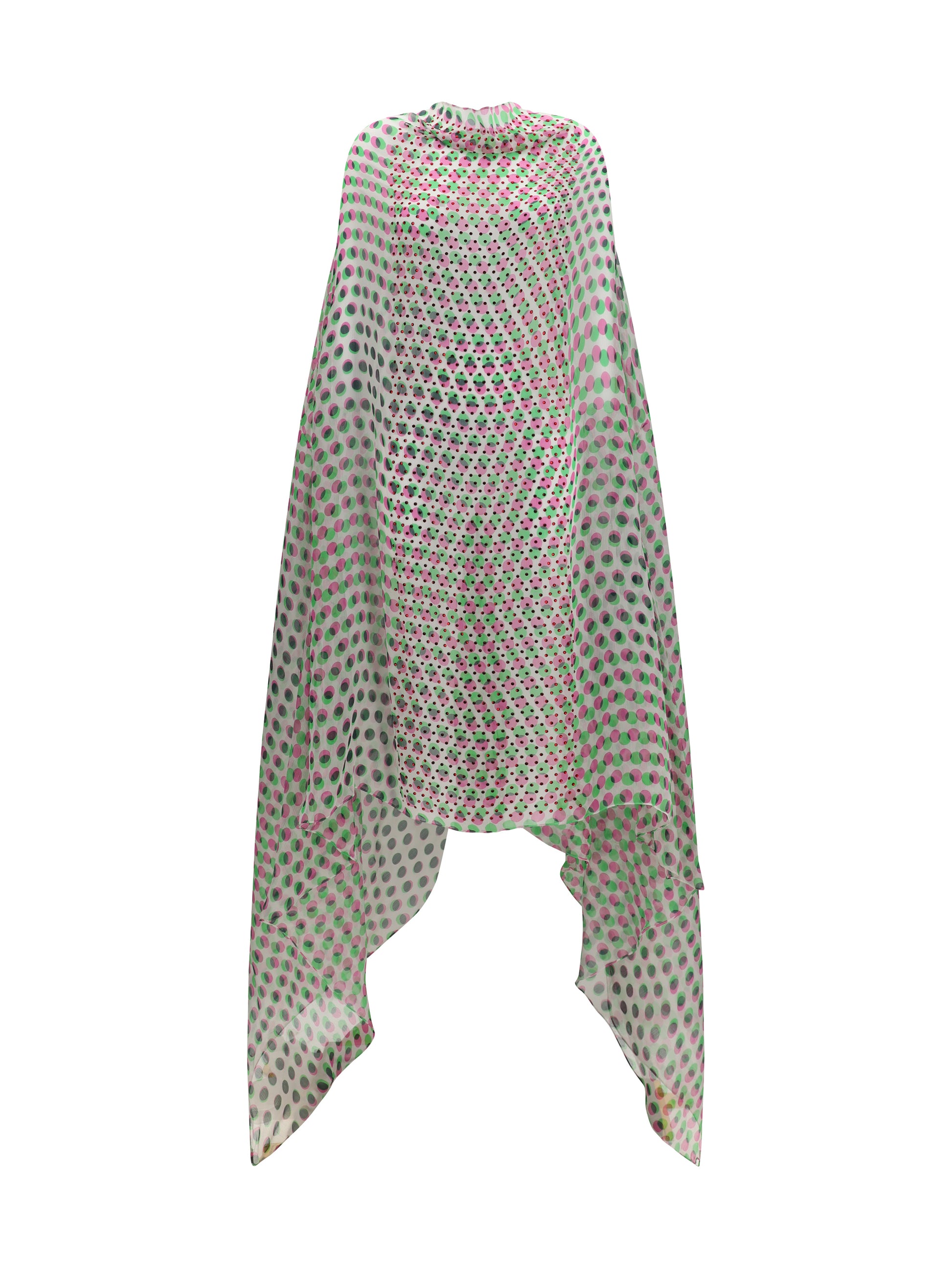 Dries Van Noten Women Polka-Dot Cape Dress DRIES VAN NOTEN