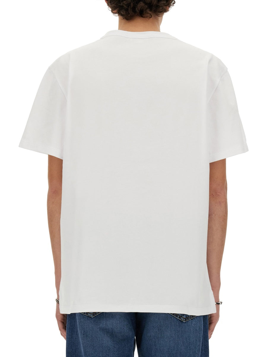 Alexander Mcqueen Men Skull Print T-Shirt ALEXANDER MCQUEEN