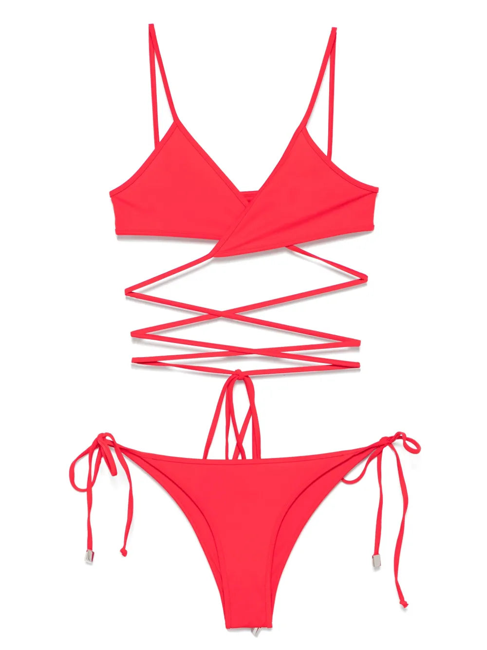 The Attico Women Bikini With Rubber Logo THE ATTICO