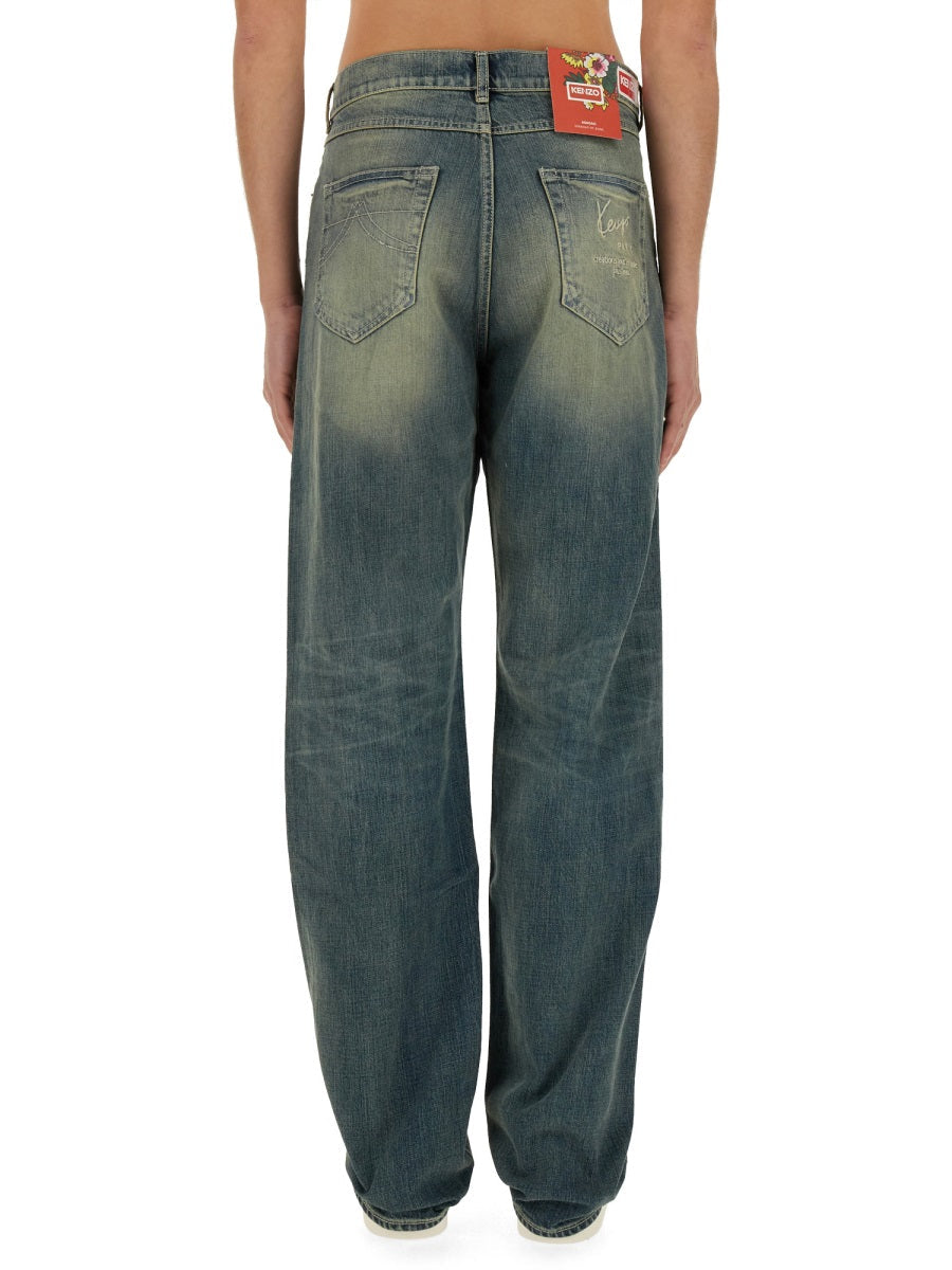 Kenzo Men Asagao Straight Jeans 'Kenzo Creations' KENZO