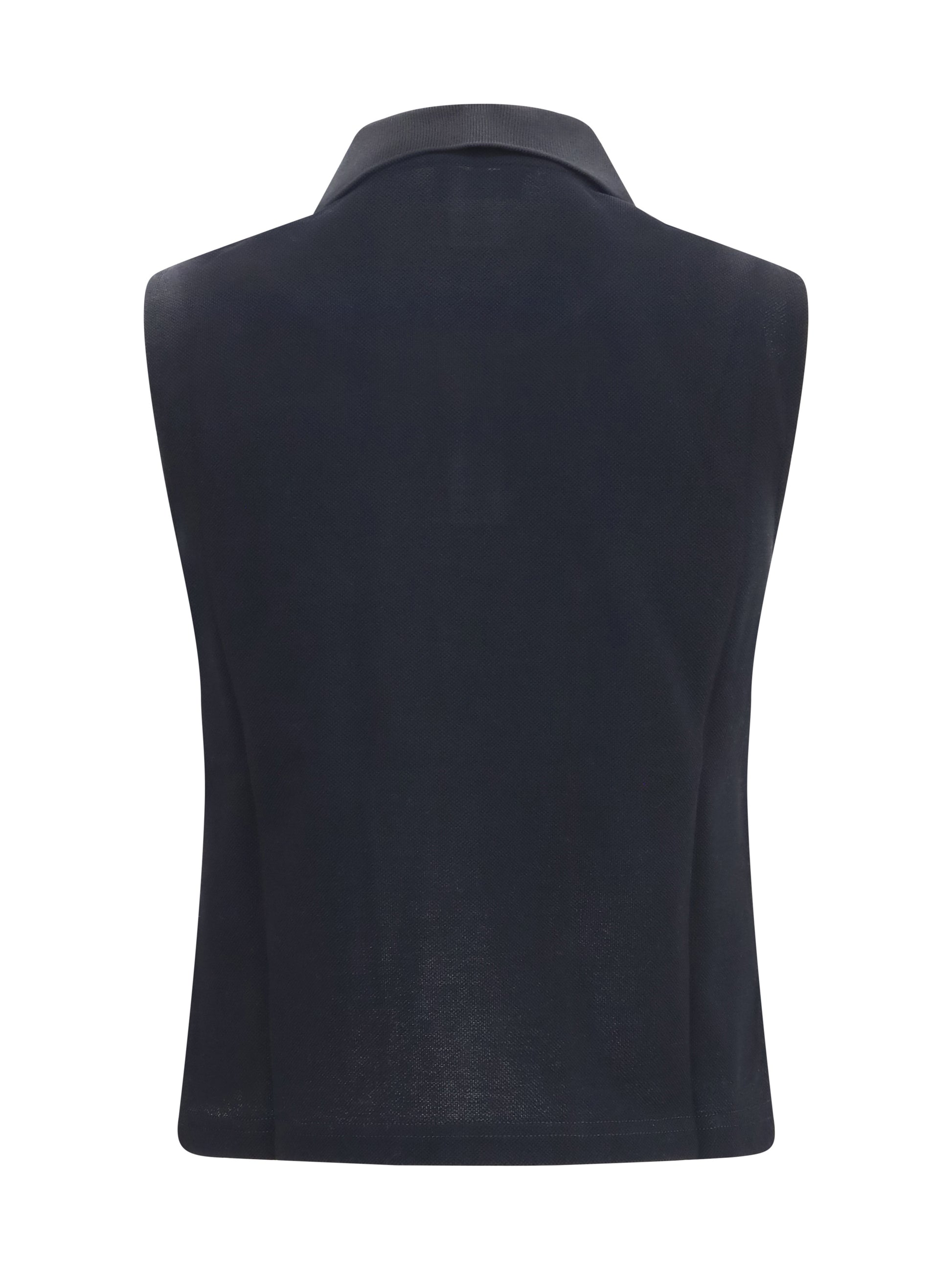 Saint Laurent Women Cassandre Piqué Polo SAINT LAURENT