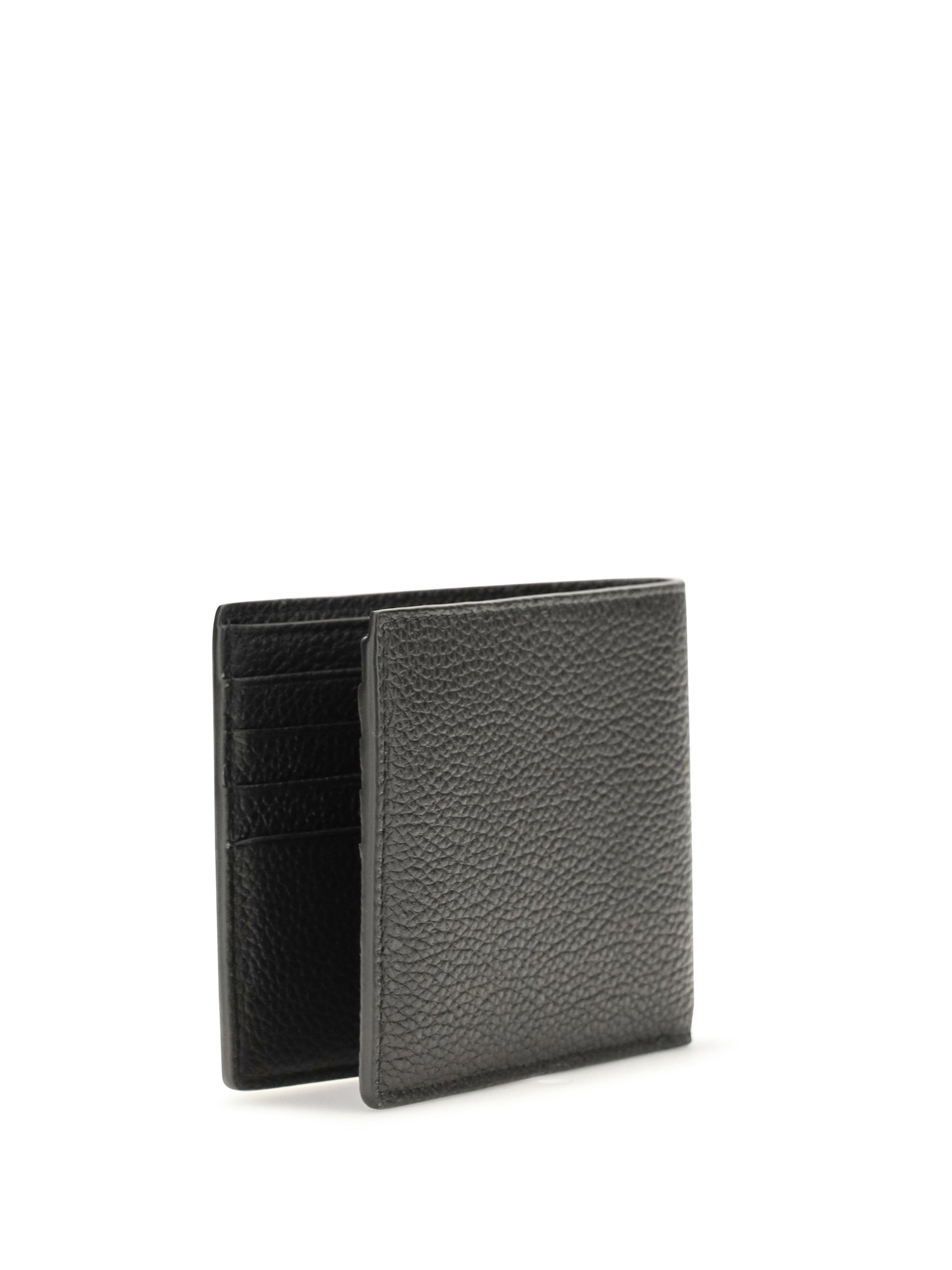 Tom Ford Men T Line Bifold Wallet In Grained Leather TOM FORD