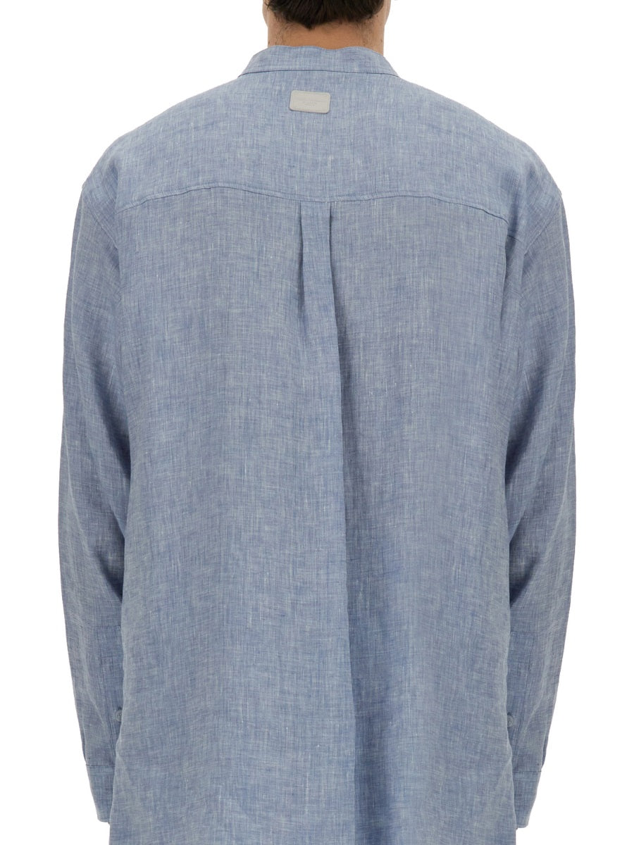Dolce & Gabbana Men Shirt With Mandarin Collar DOLCE & GABBANA