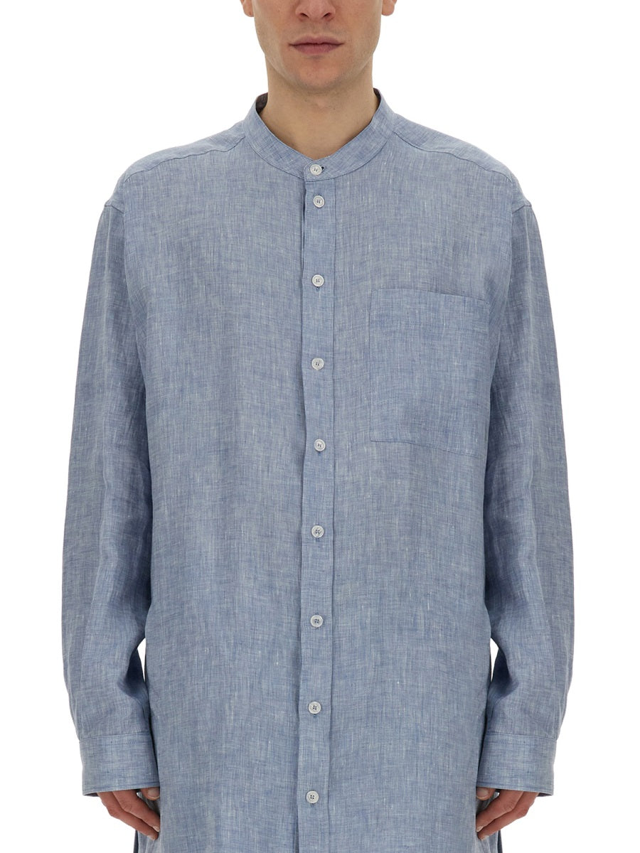 Dolce & Gabbana Men Shirt With Mandarin Collar DOLCE & GABBANA