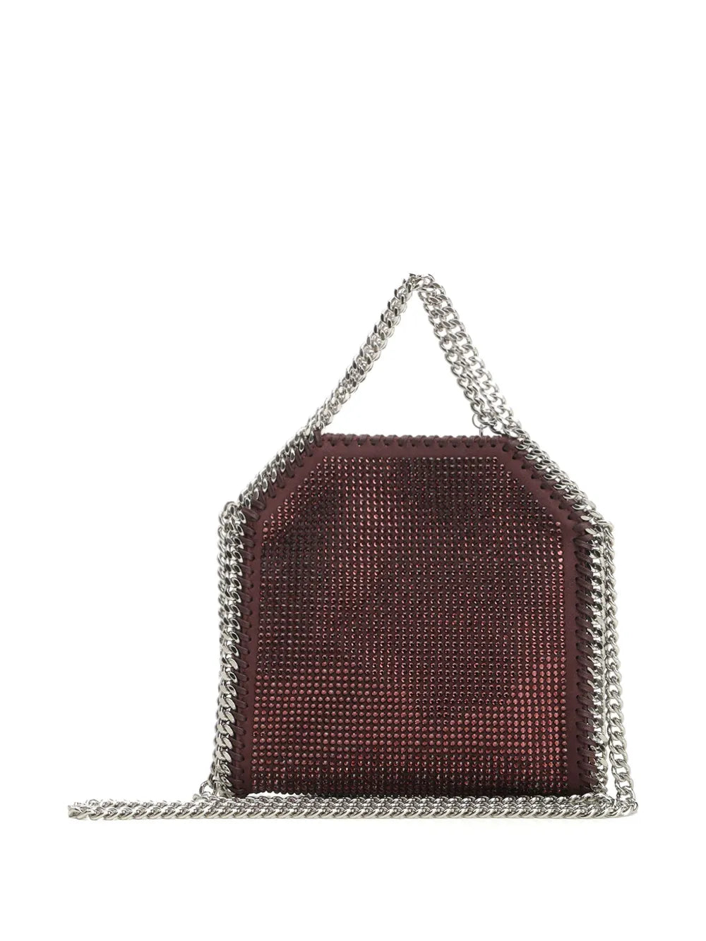 Stella Mccartney Women Falabella Tiny Hotfix Crystals On Alter Suede STELLA MCCARTNEY