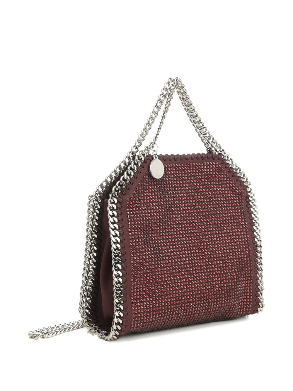 Stella Mccartney Women Falabella Tiny Hotfix Crystals On Alter Suede STELLA MCCARTNEY
