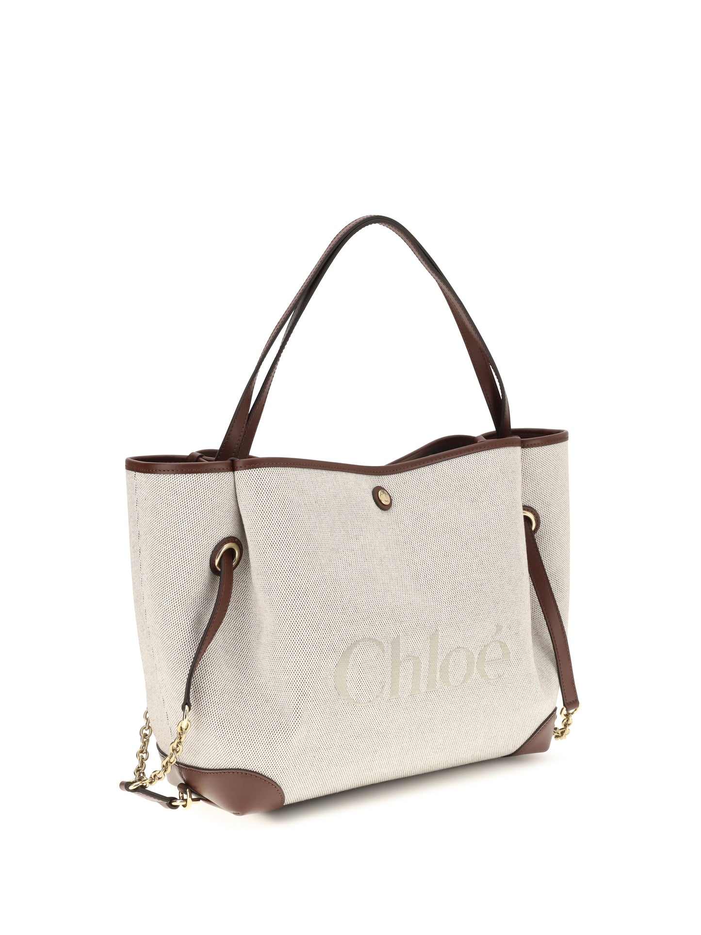 Chloé Women Clover Tote Bag In Canvas CHLOE