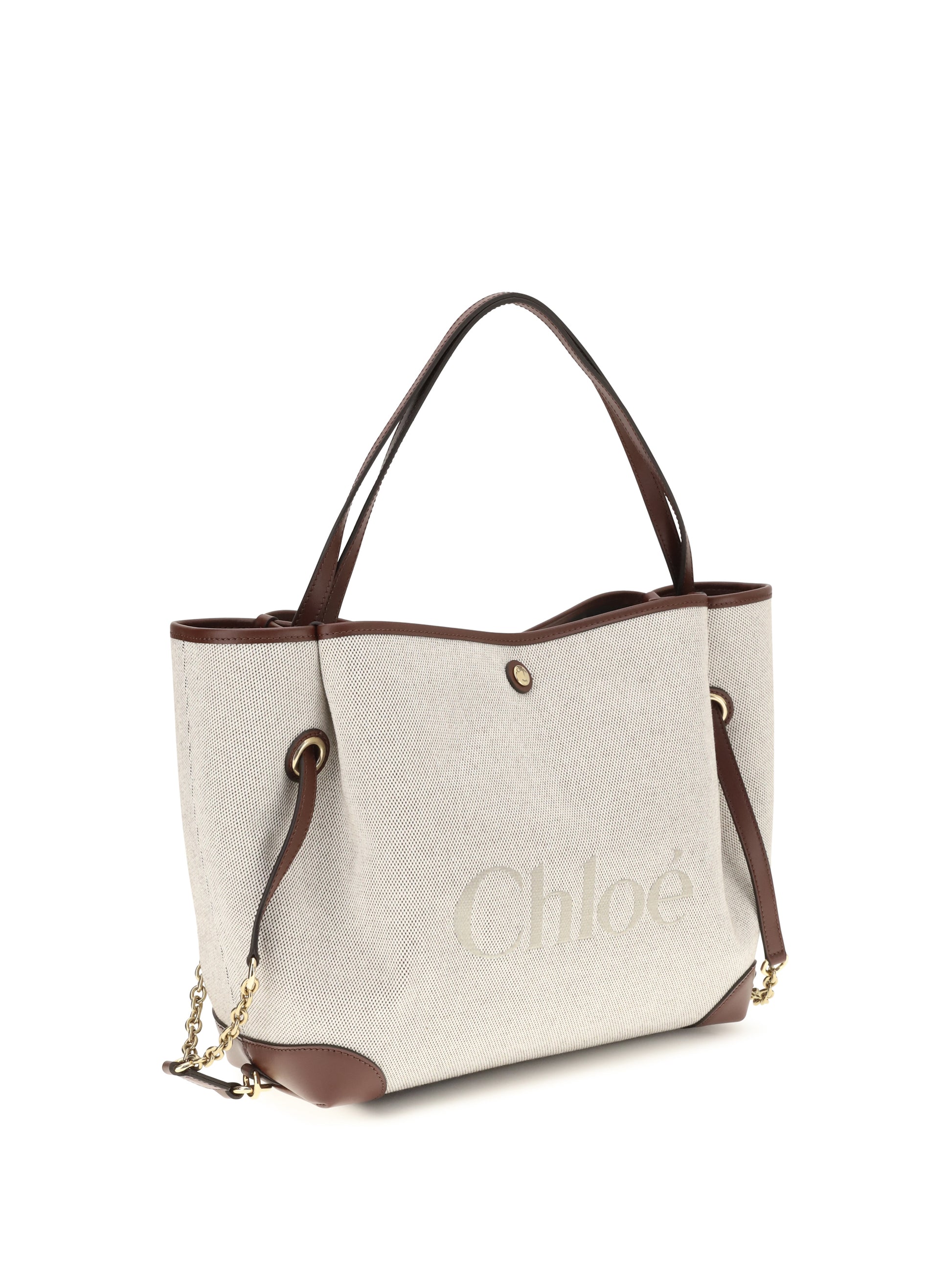 Chloé Women Clover Tote Bag In Canvas CHLOE