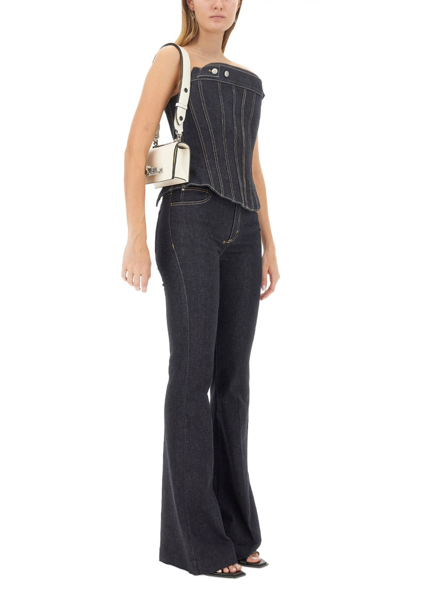 Alexander Mcqueen Women Top In Bustier ALEXANDER MCQUEEN