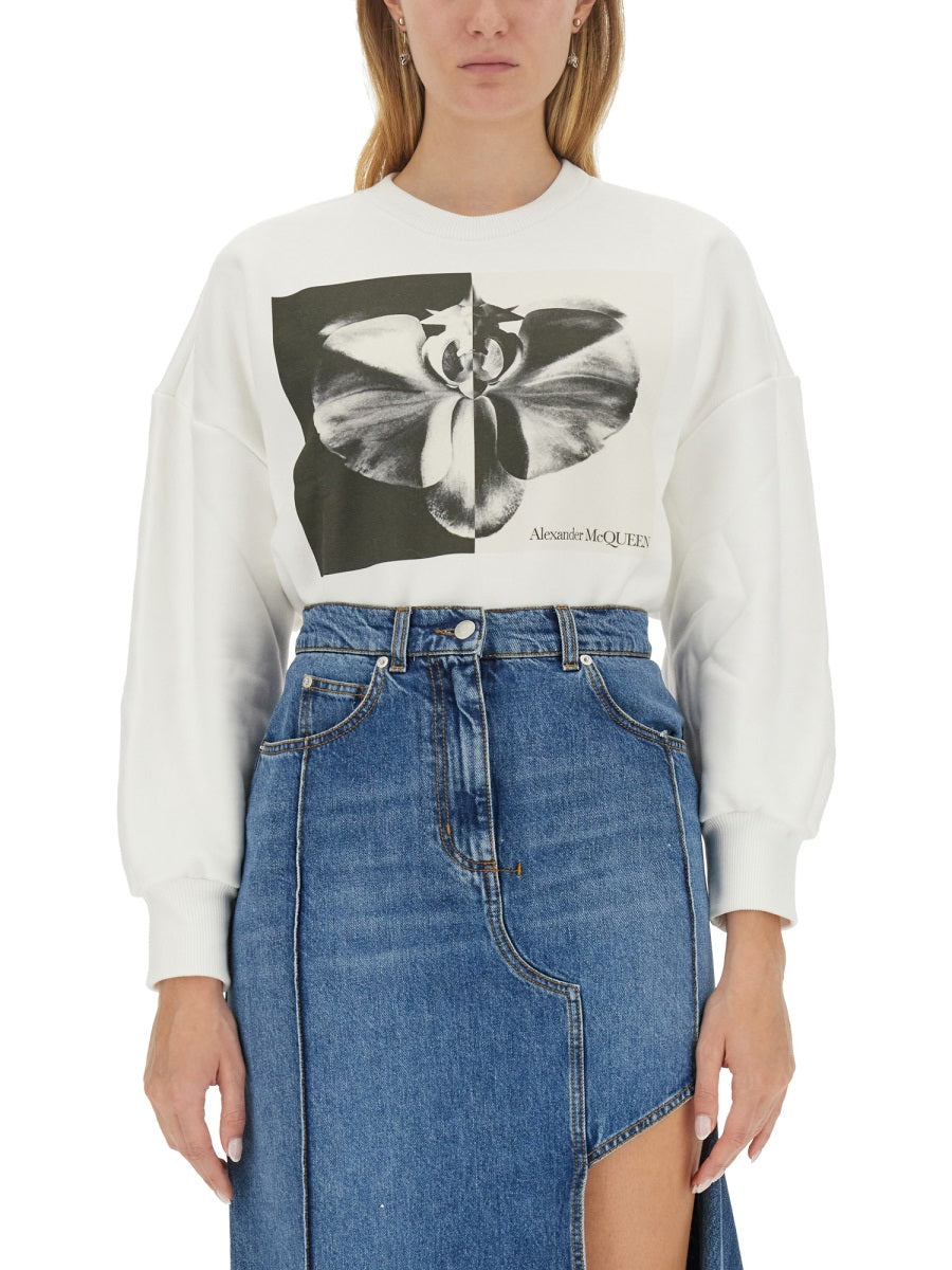 Alexander Mcqueen Women Sweatshirt With Logo ALEXANDER MCQUEEN