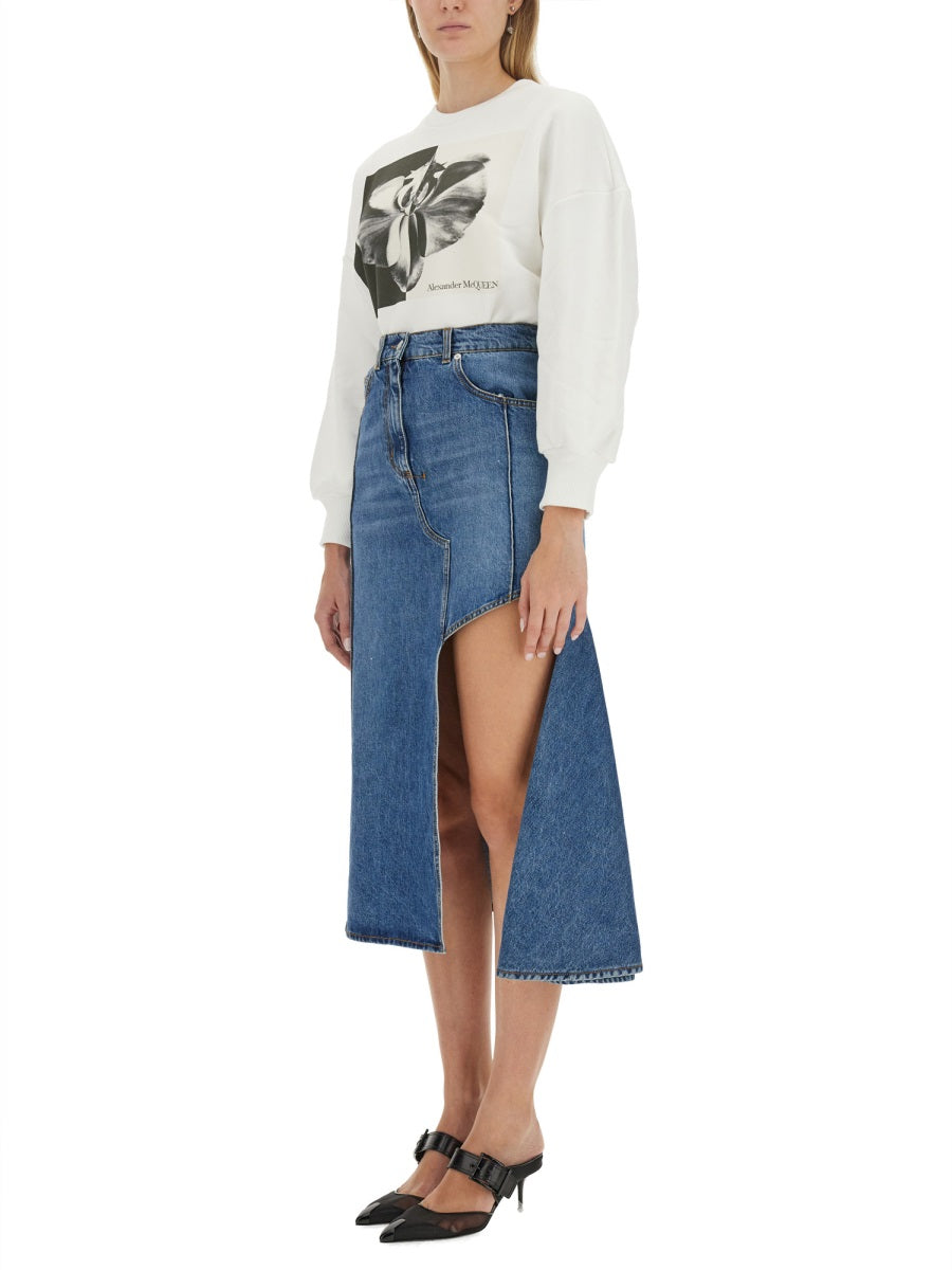 Alexander Mcqueen Women Sweatshirt With Logo ALEXANDER MCQUEEN