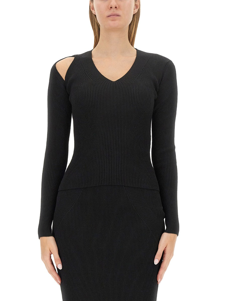 Alexander Mcqueen Women Shirt Cut Out ALEXANDER MCQUEEN