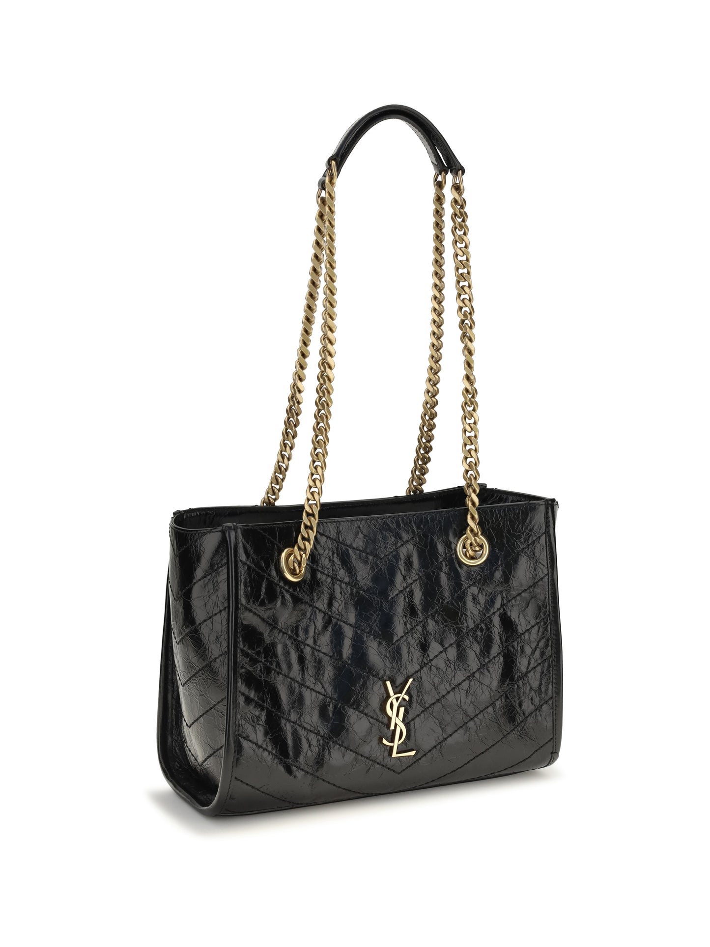 Saint Laurent Women Small Niki Leather Tote Bag SAINT LAURENT