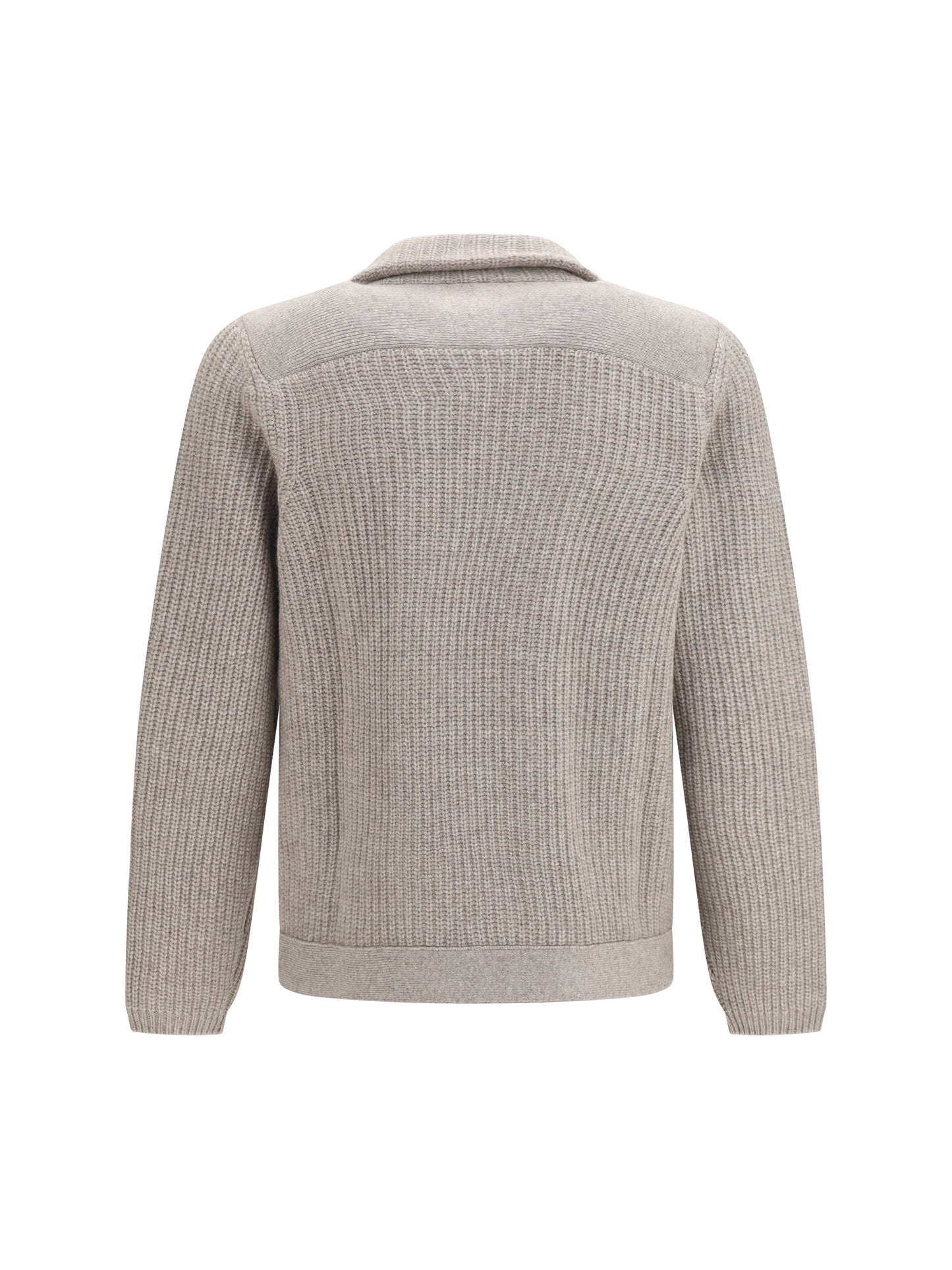 Brunello Cucinelli Men Marina Cardigan In English Rib Cashmere BRUNELLO CUCINELLI
