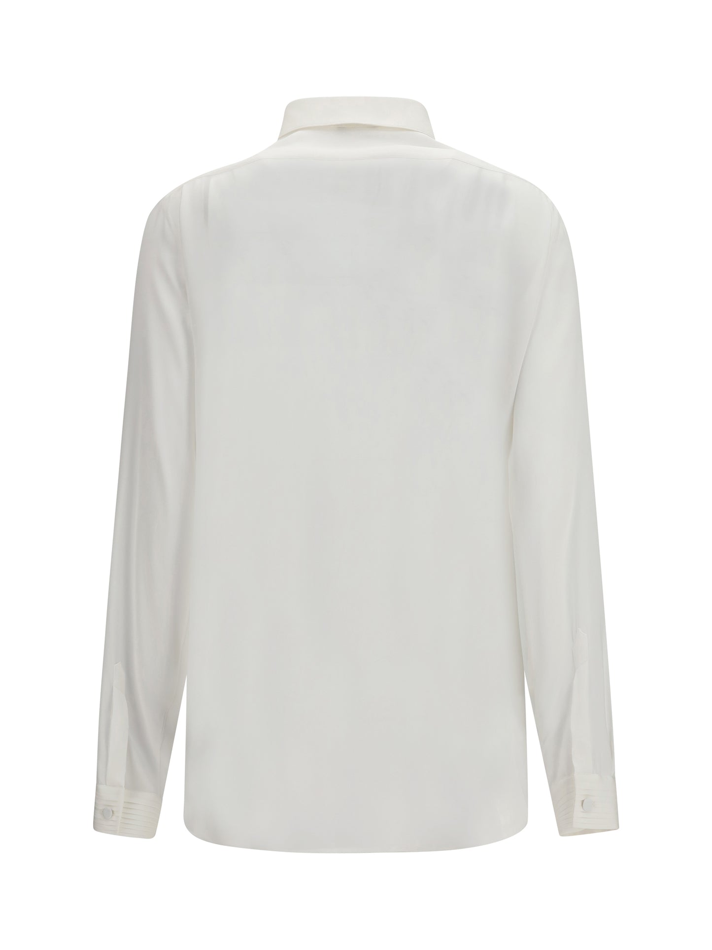 Tom Ford Women Tuxedo Shirt In Silk With Pleated Bib TOM FORD