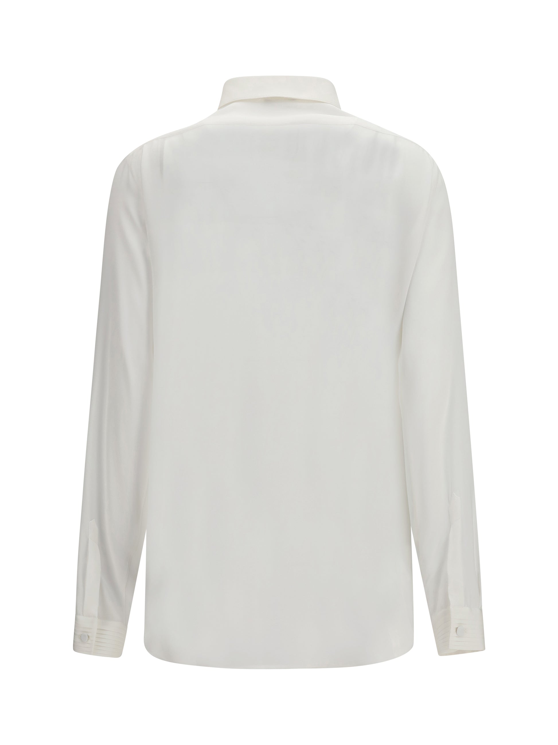 Tom Ford Women Tuxedo Shirt In Silk With Pleated Bib TOM FORD