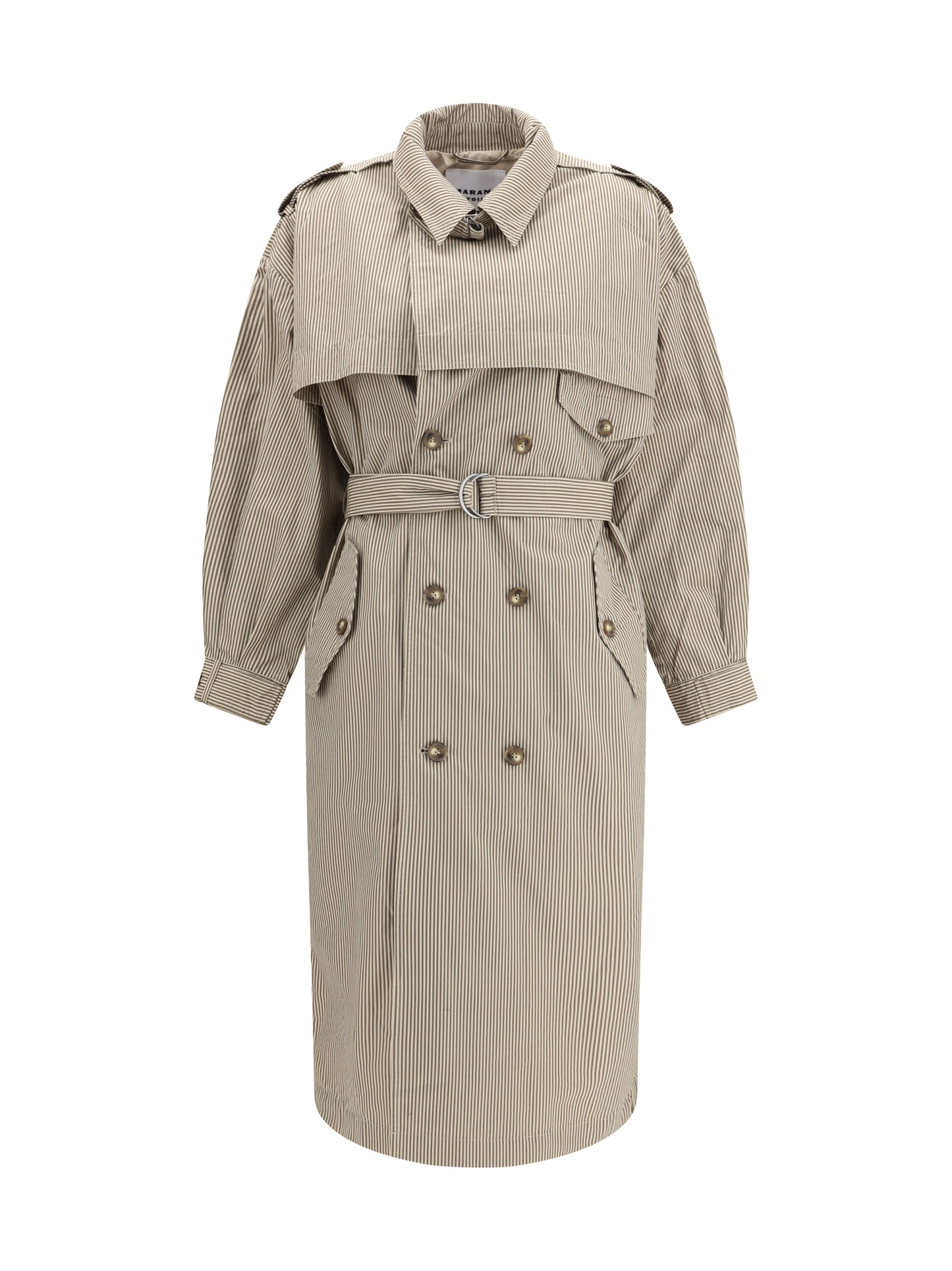 Marant Etoile Women Chilma Striped Coat ISABEL MARANT ETOILE