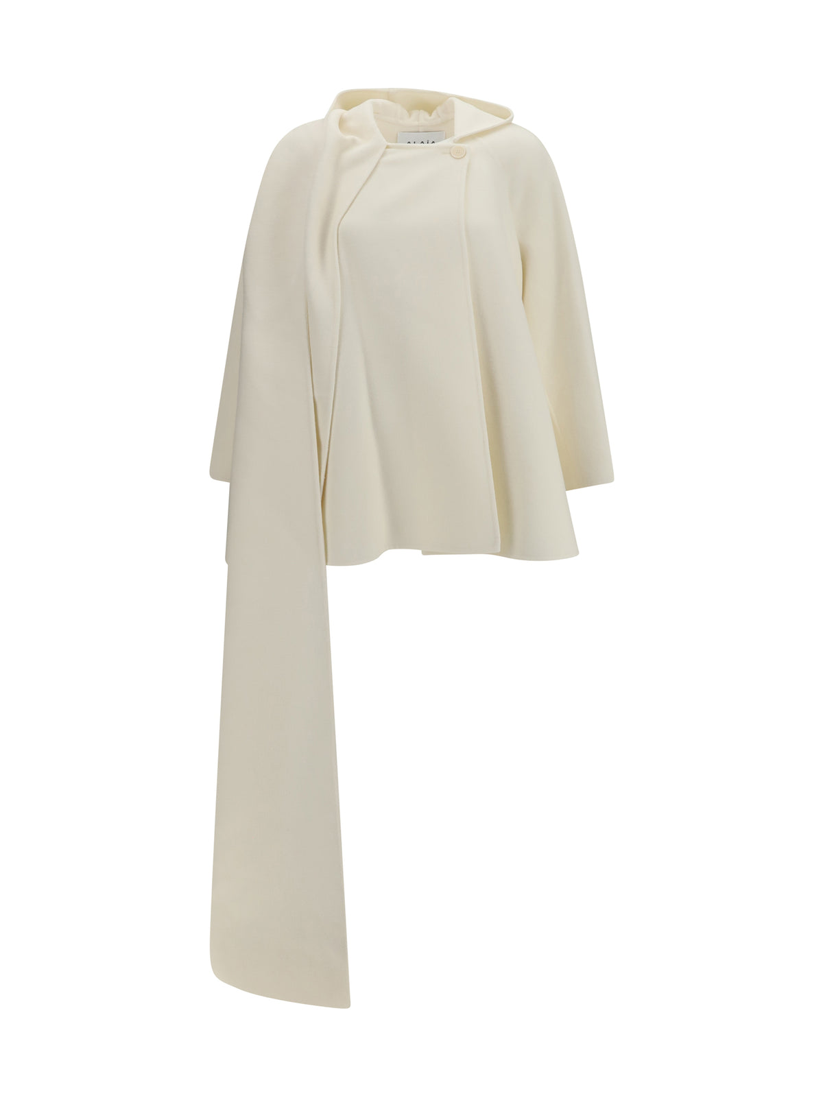 Alaïa Women Wool Coat With Scarf ALAIA