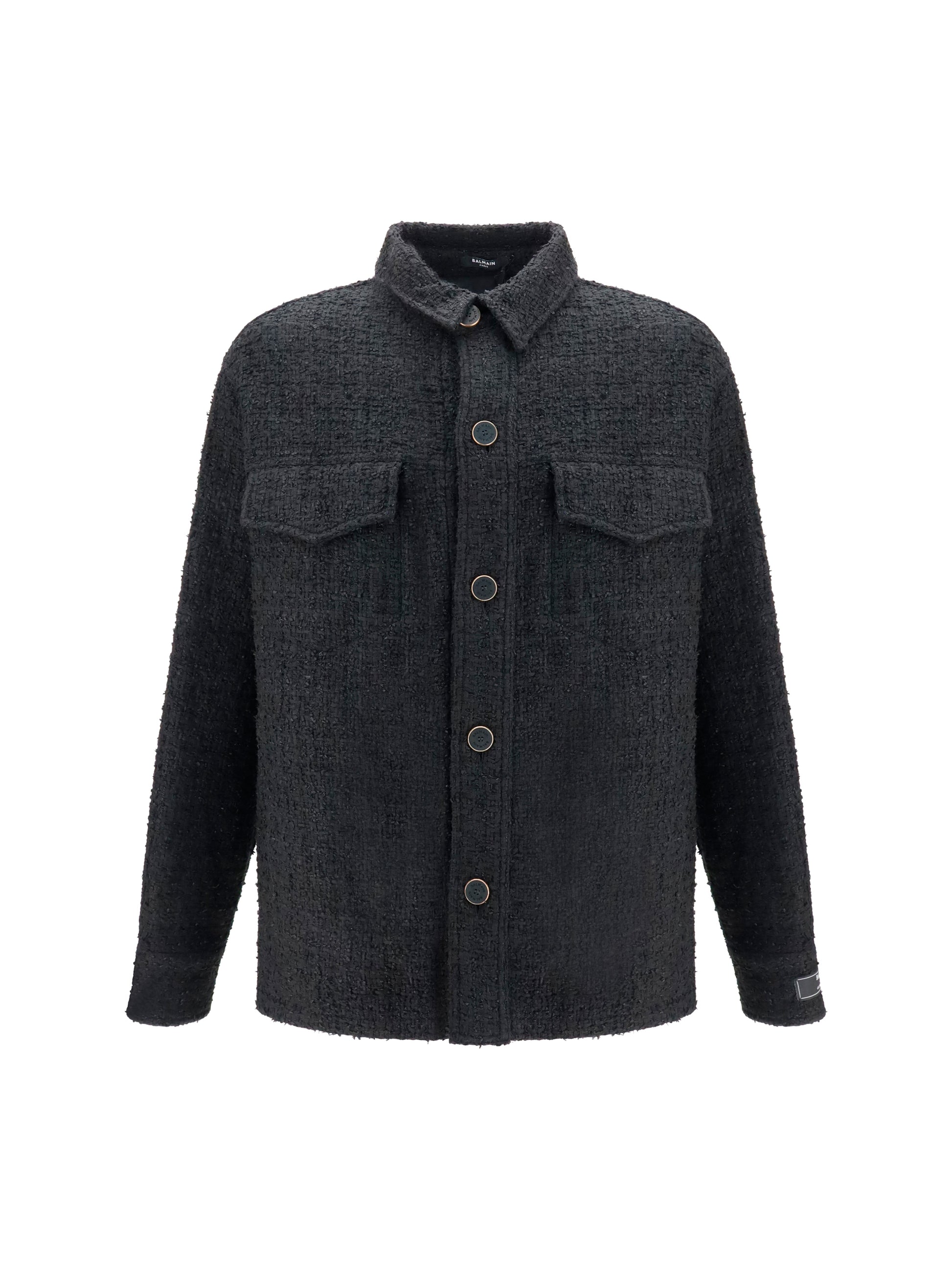Balmain Men Tweed Buttoned Jacket BALMAIN