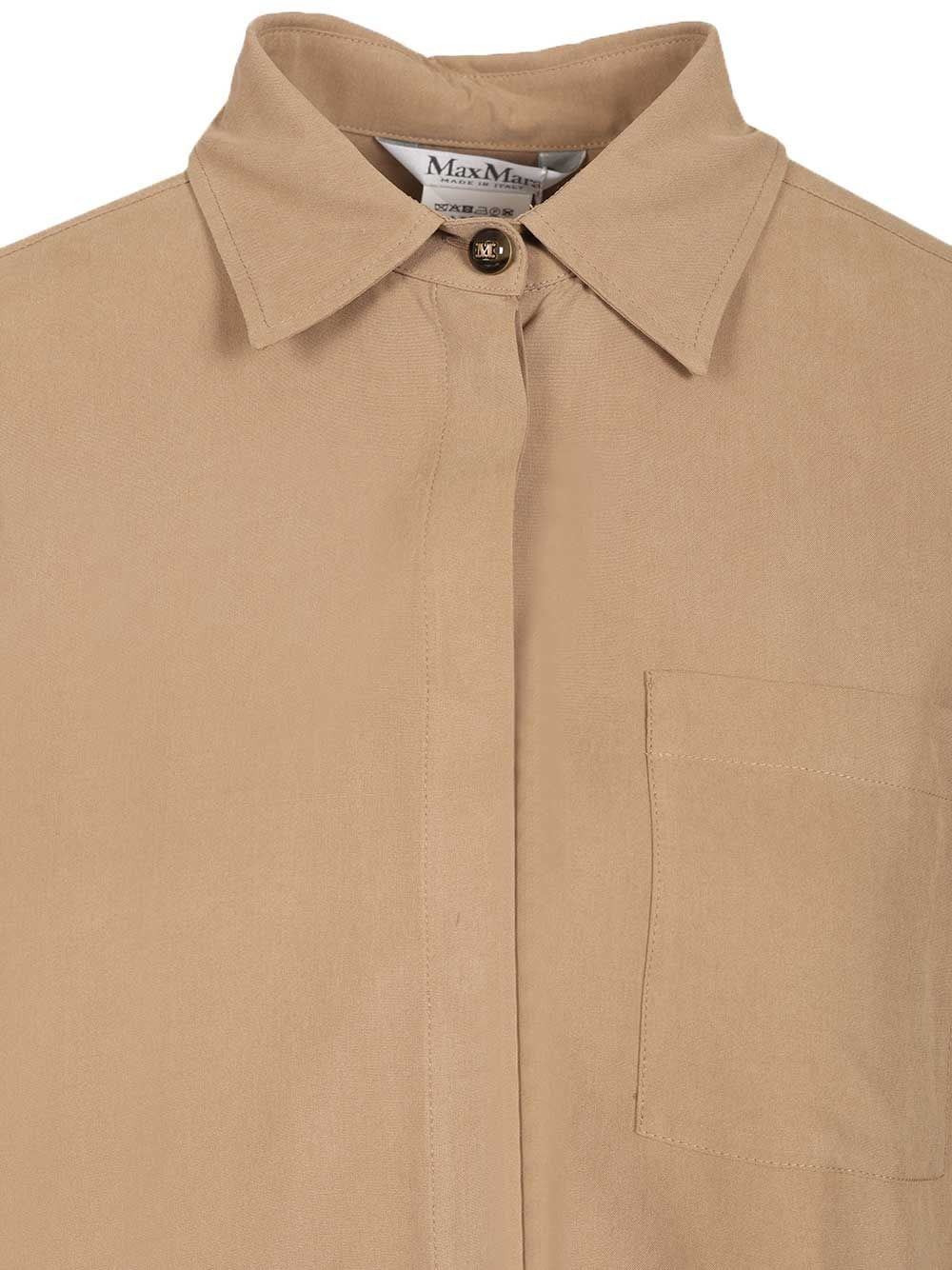 Max Mara Women Siamese Shirt In Washed Silk MAX MARA