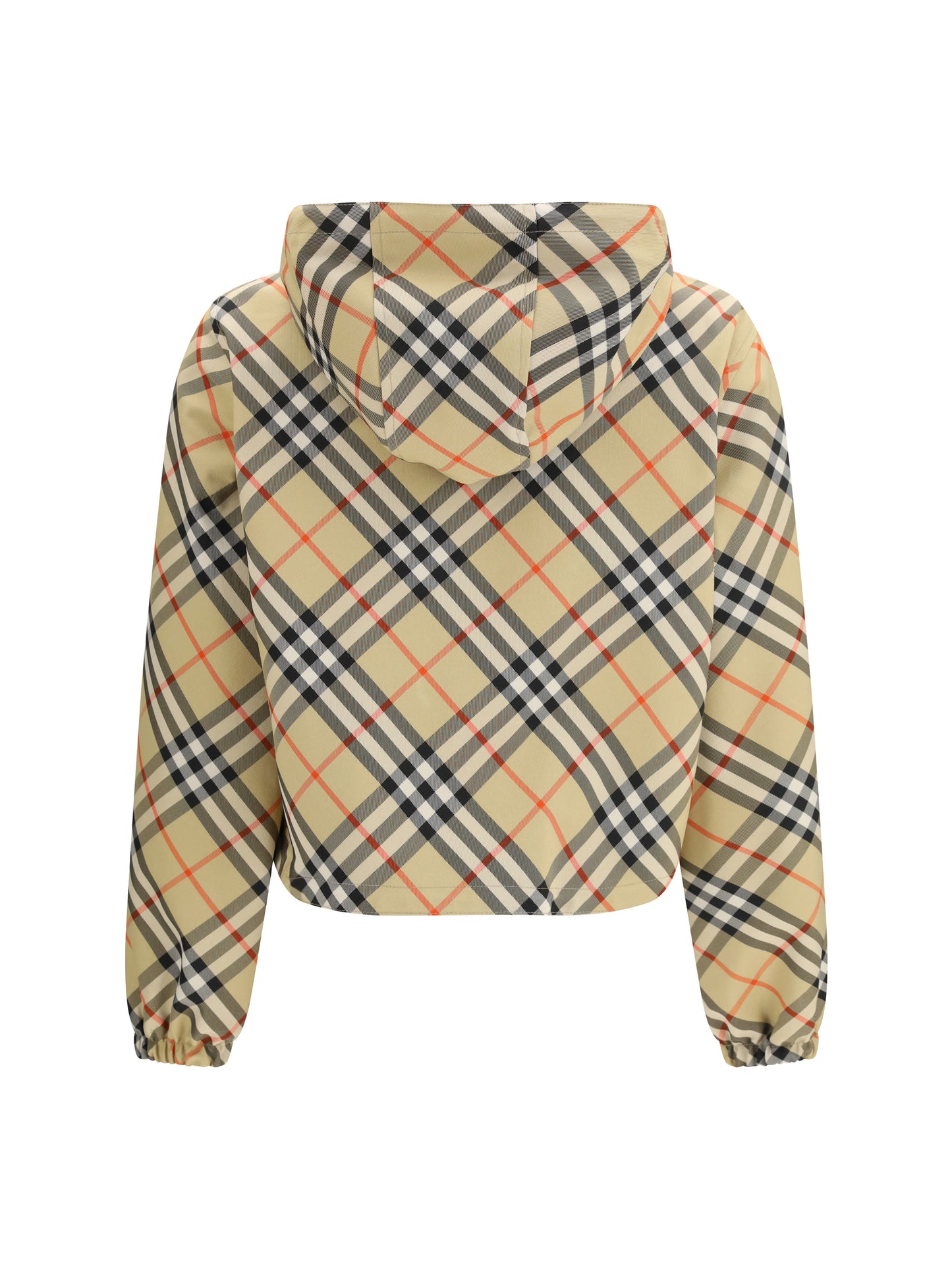 Burberry Women Reversible Cropped Check Jacket BURBERRY