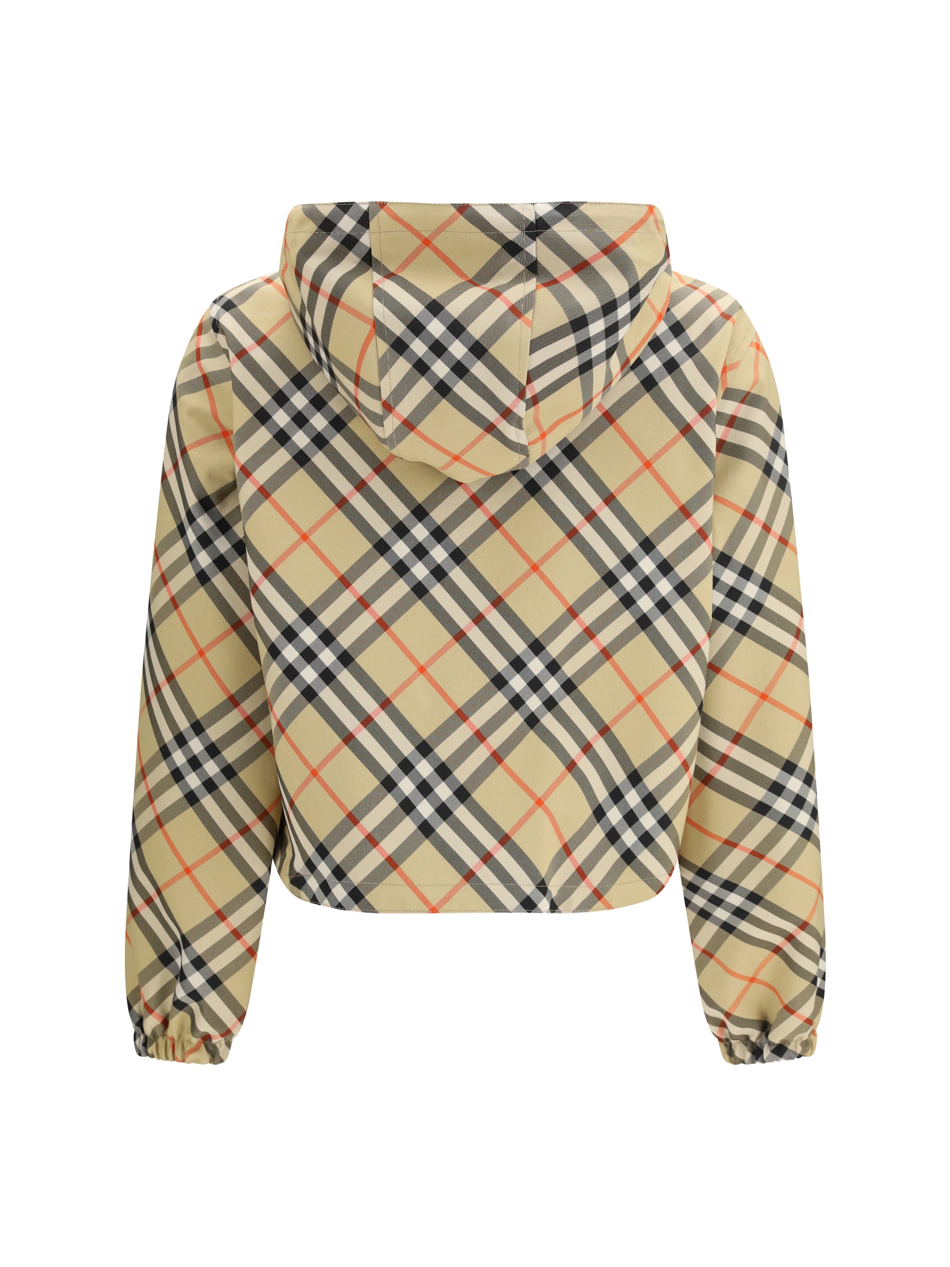 Burberry Women Reversible Cropped Check Jacket BURBERRY