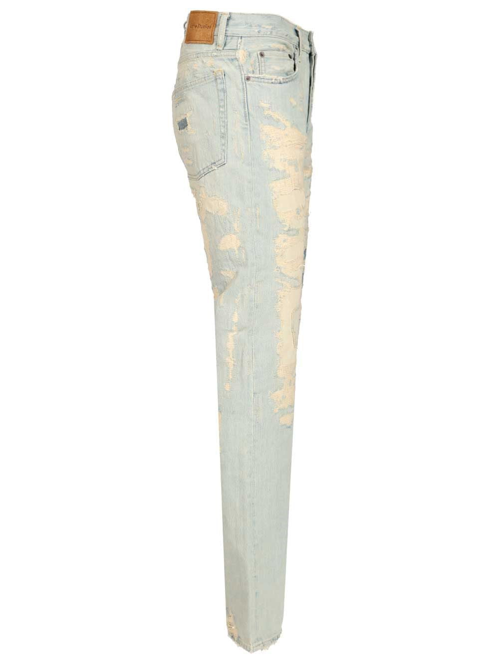 Acne Studios Men Repaired Effect Jeans - 2010M ACNE STUDIOS