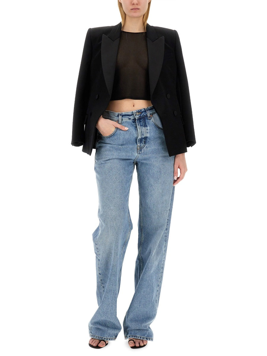 Saint Laurent Women Jeans In Denim SAINT LAURENT