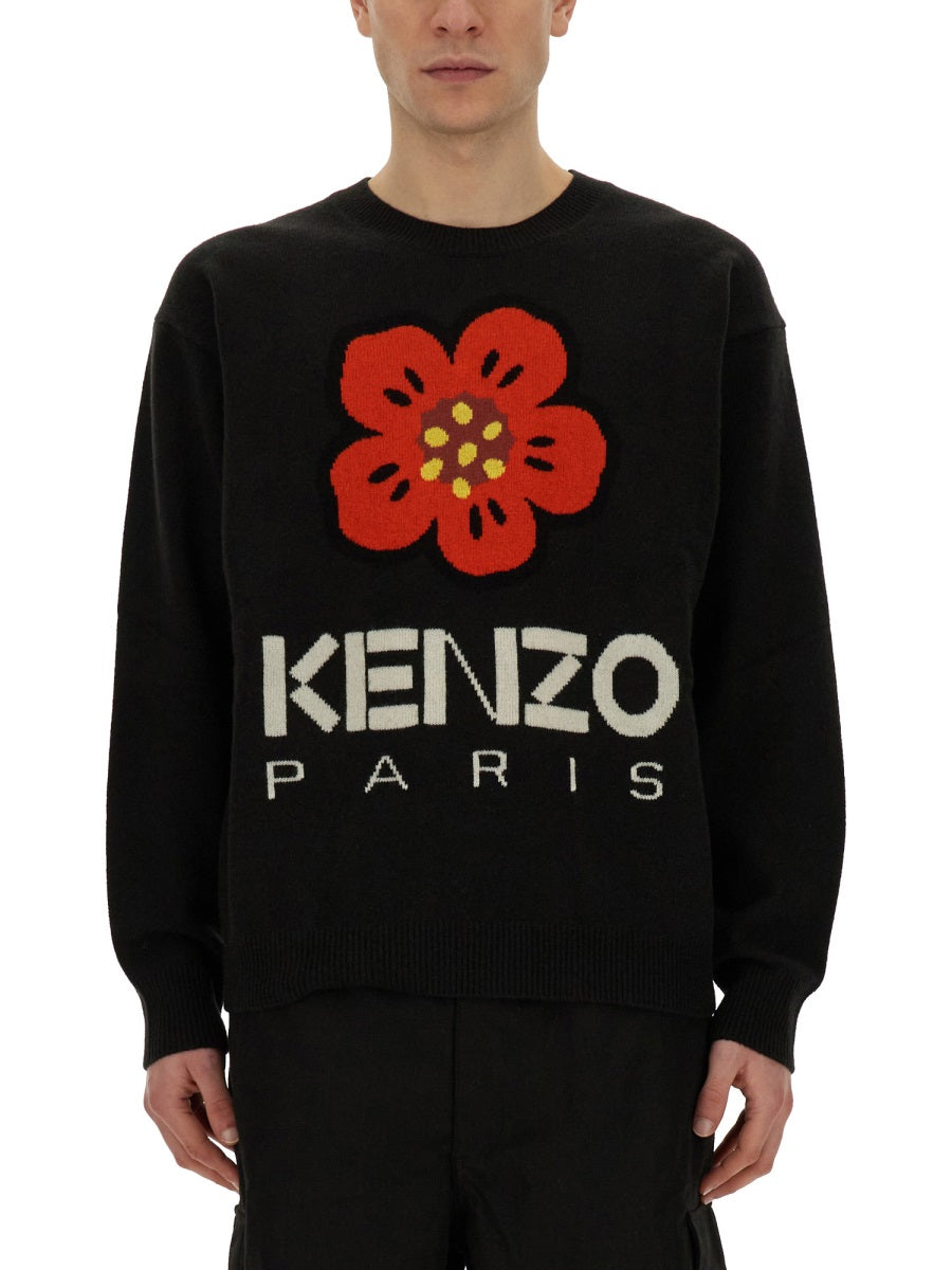 Kenzo Men Jersey With Embroidery Boke Flower KENZO