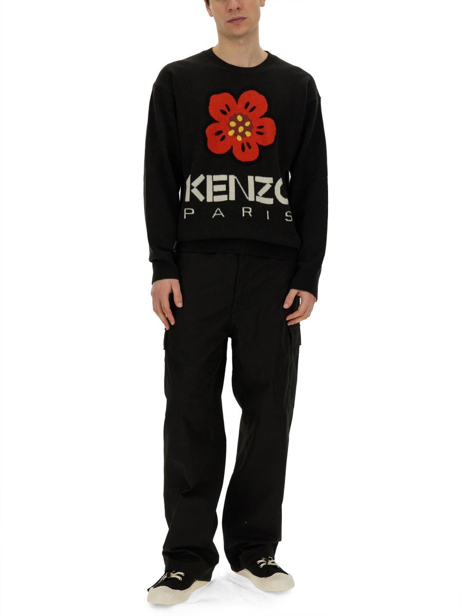 Kenzo Men Jersey With Embroidery Boke Flower KENZO