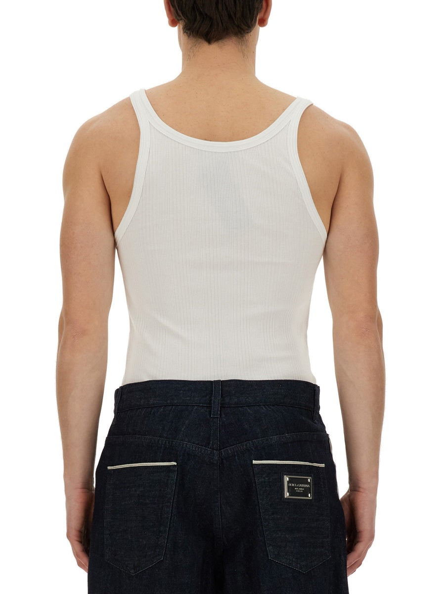 Dolce & Gabbana Men Ribbed Tank Top DOLCE & GABBANA