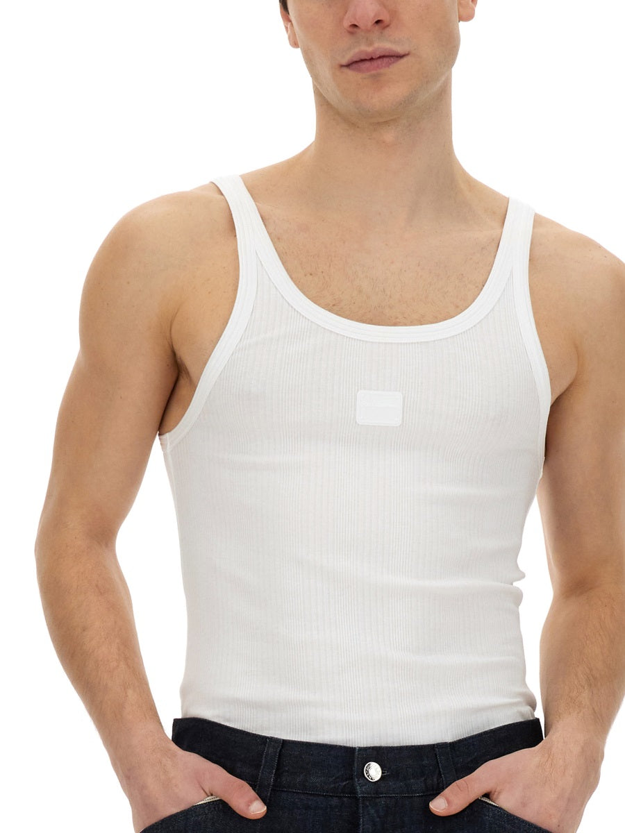 Dolce & Gabbana Men Ribbed Tank Top DOLCE & GABBANA