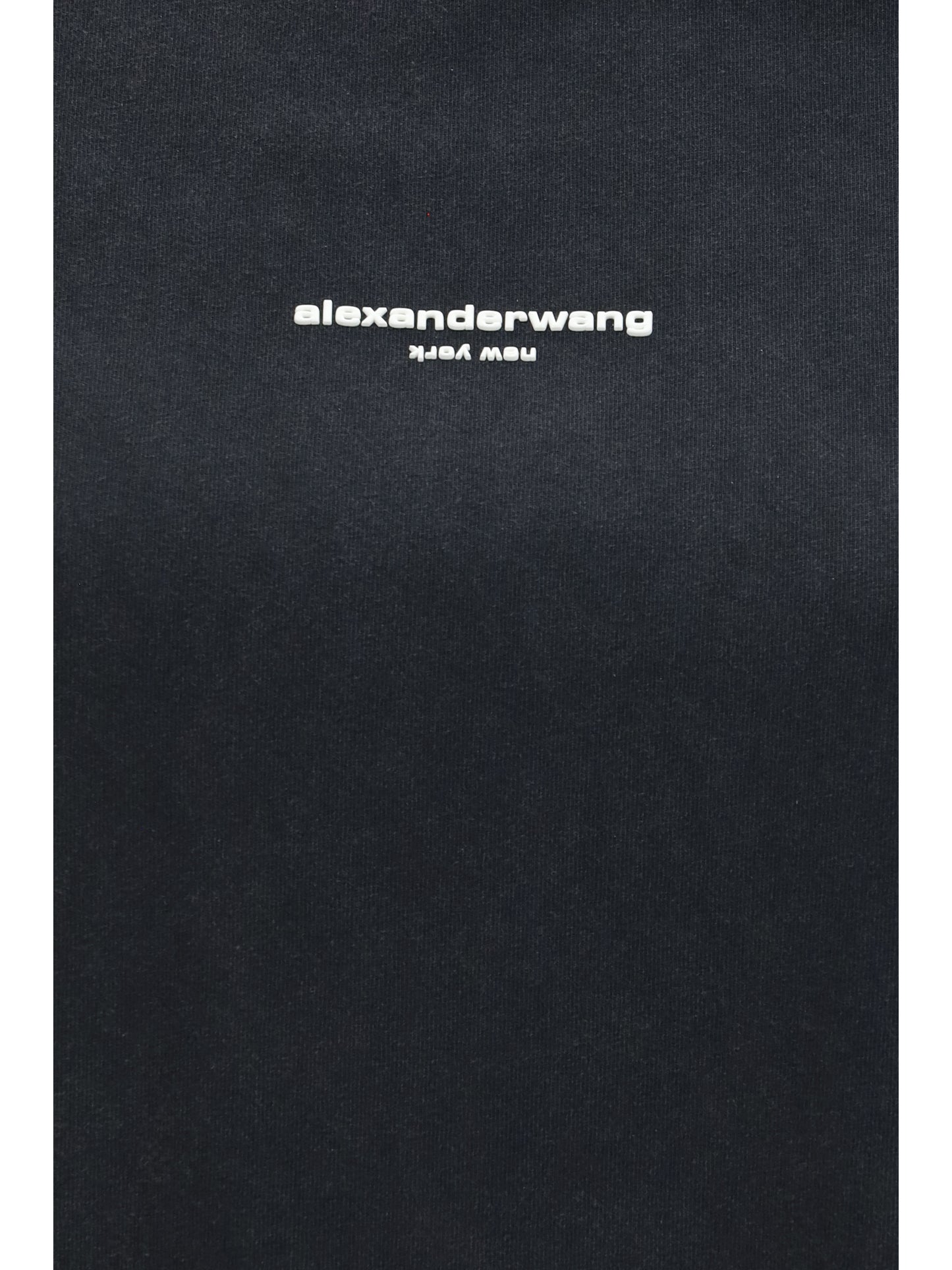 Alexander Wang Women Short-Sleeve T-Shirt With Central Logo Print ALEXANDER WANG
