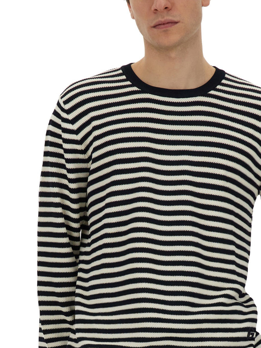 Dolce & Gabbana Men Jersey With Stripe Pattern DOLCE & GABBANA