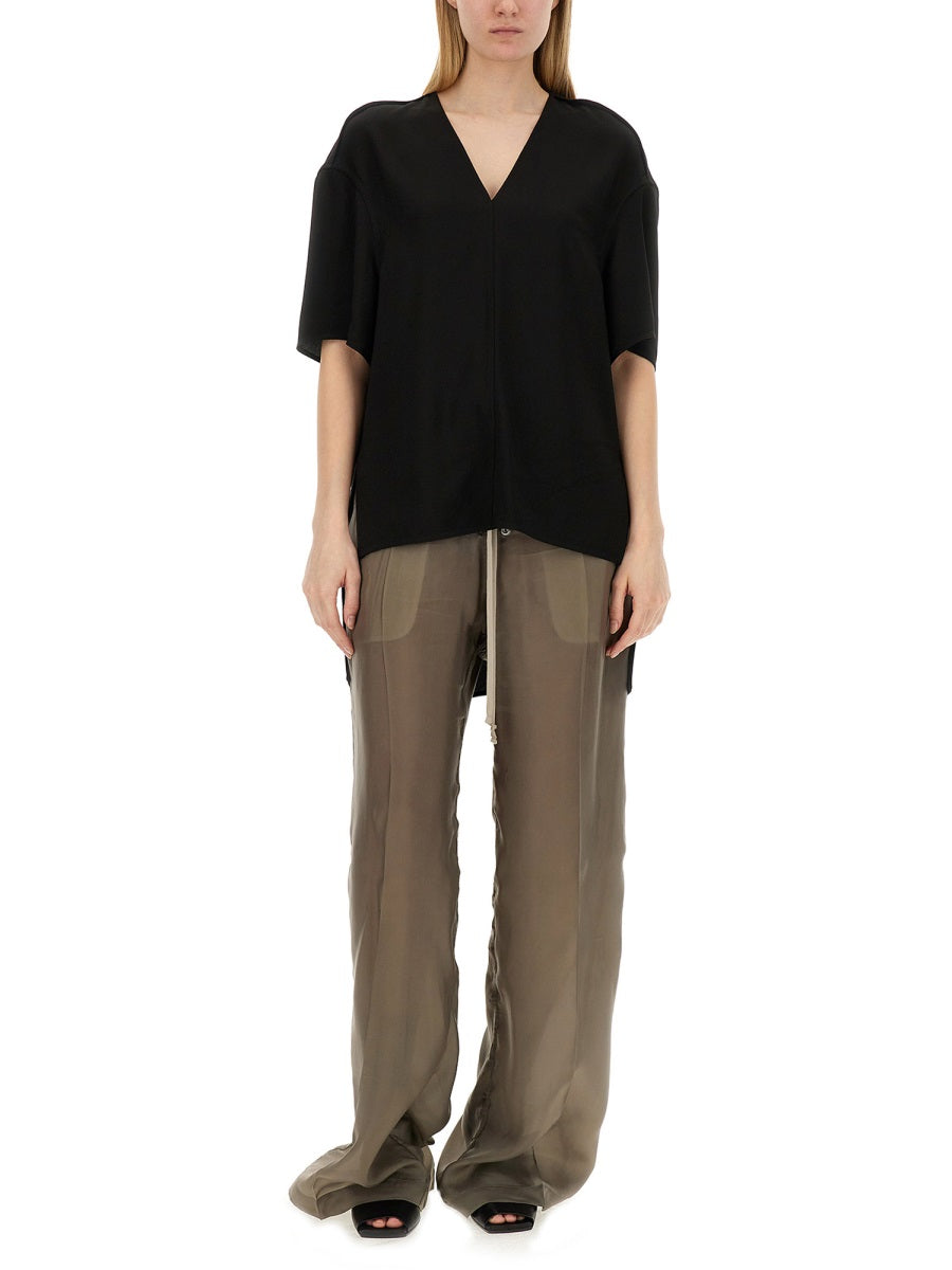 Rick Owens Women V-Neck T-Shirt RICK OWENS