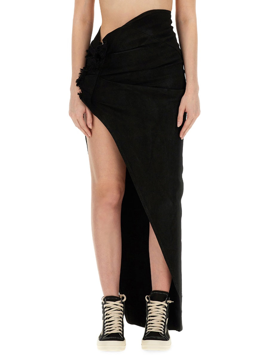 Rick Owens Drkshdw Women Long Skirt RICK OWENS