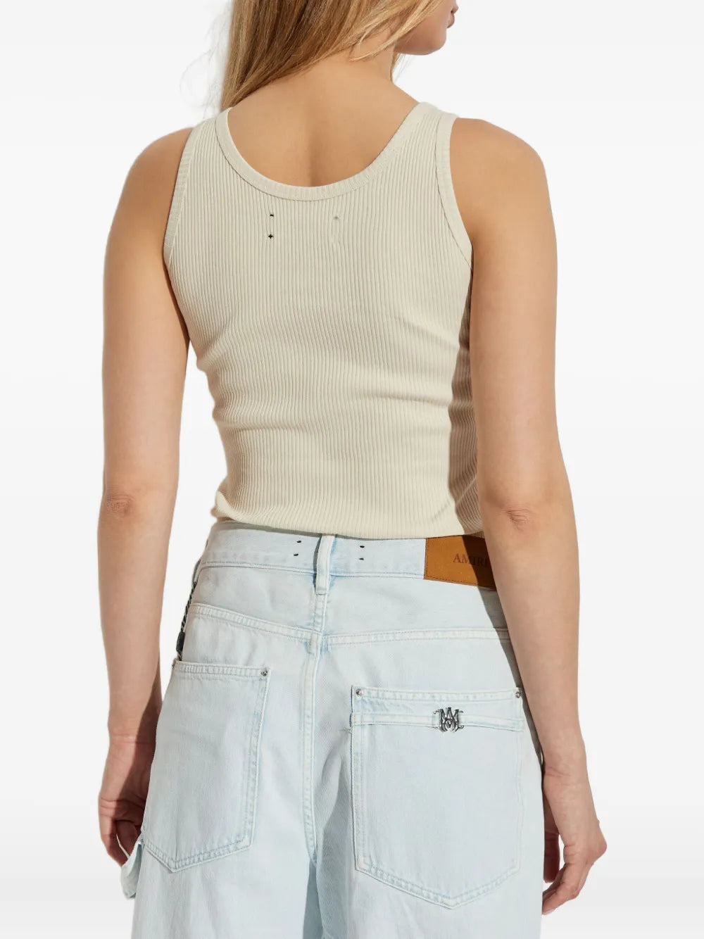 Amiri Women Ribbed Sleeveless Tank Top AMIRI