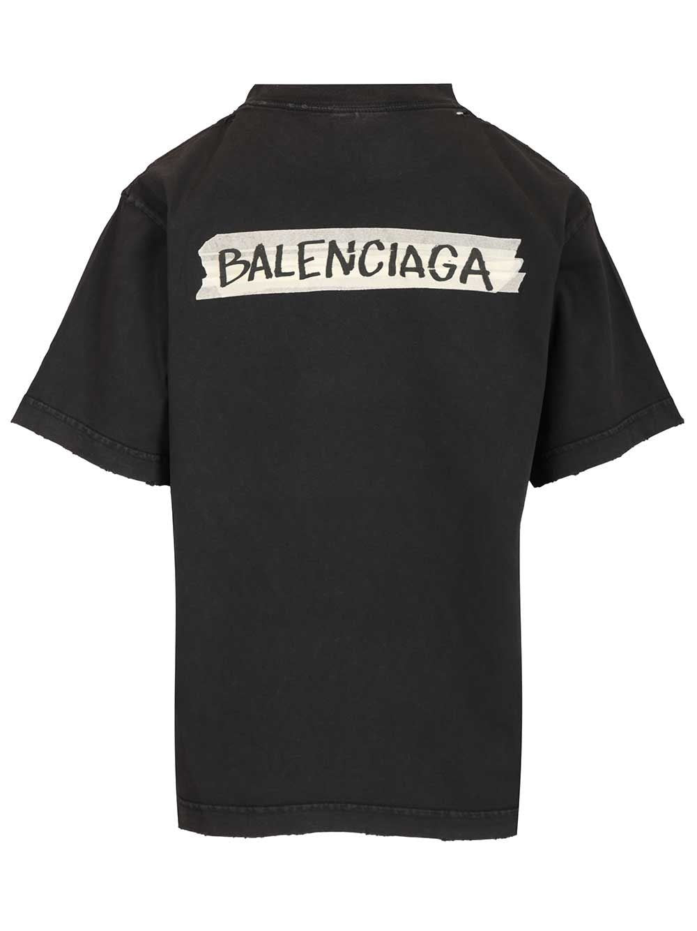 Balenciaga Women "Masking Tape" T-Shirt BALENCIAGA
