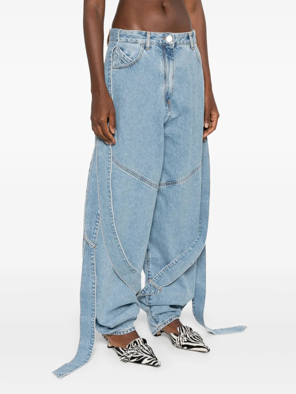 The Attico Women Drawstring Jeans THE ATTICO