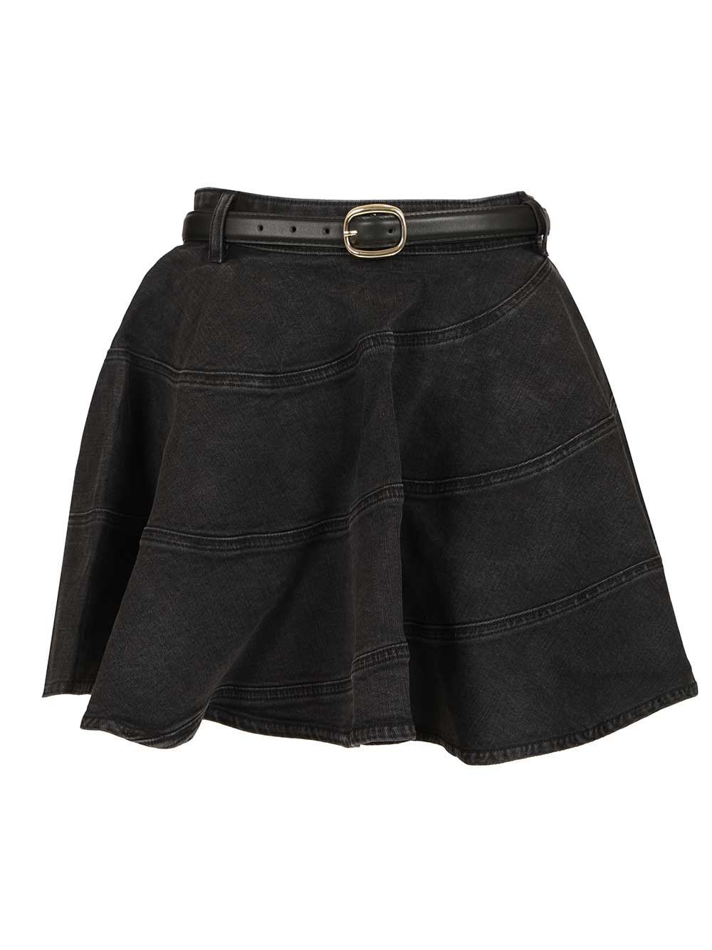 Self-Portrait Women Flared Miniskirt SELF-PORTRAIT