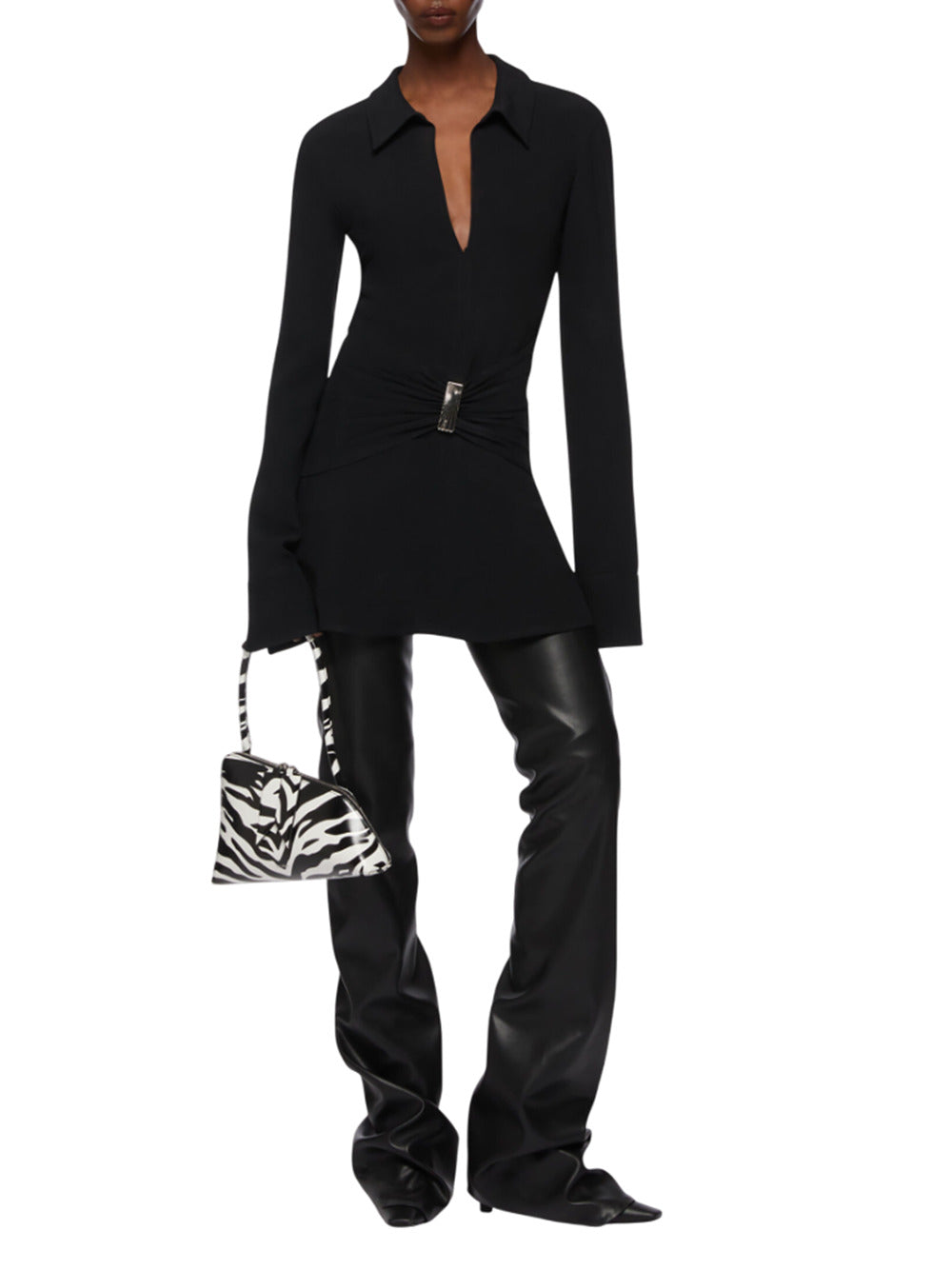 The Attico Women Black Mini Dress THE ATTICO