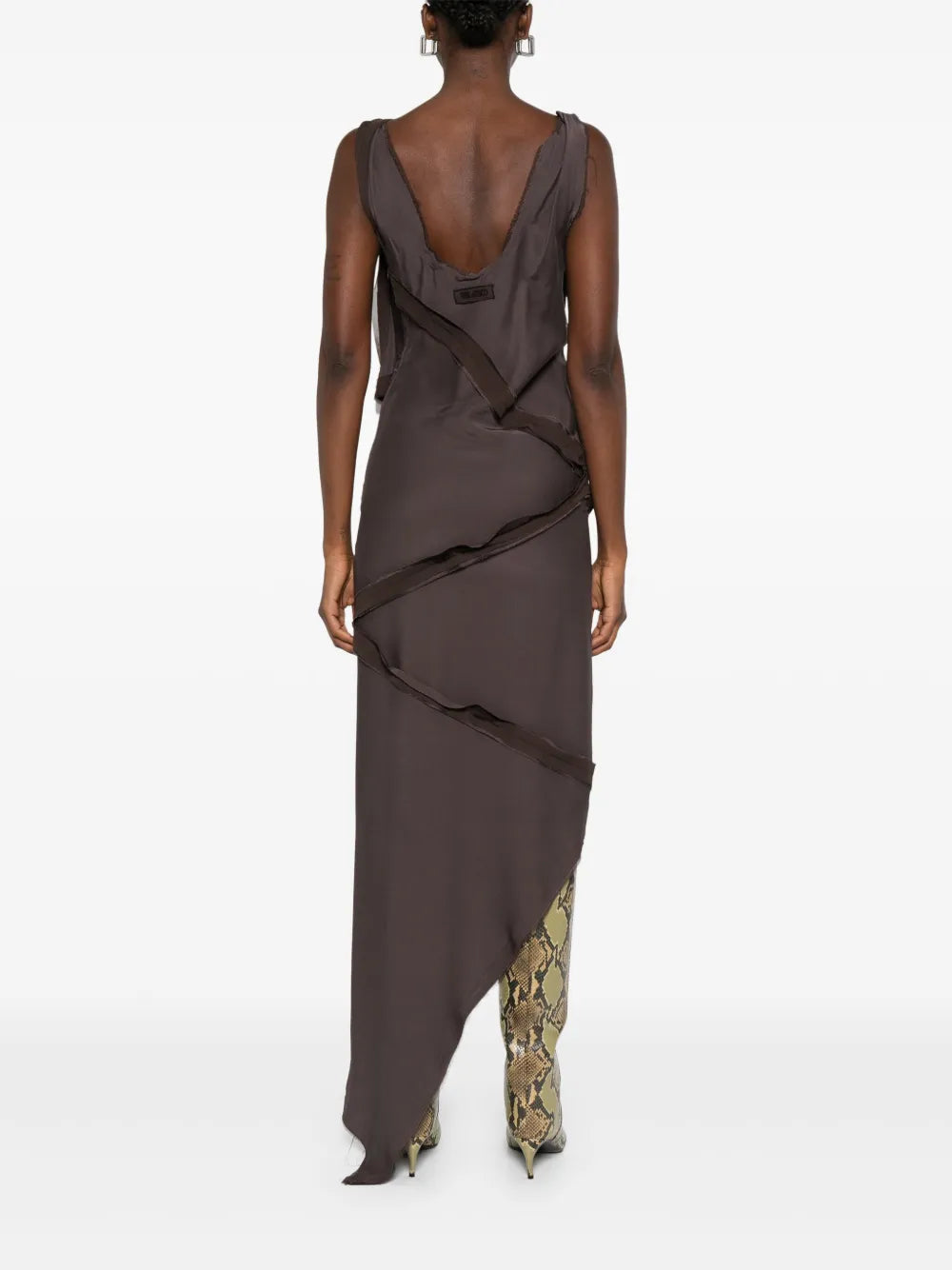 The Attico Women Midi Dress With Twisted Detail THE ATTICO