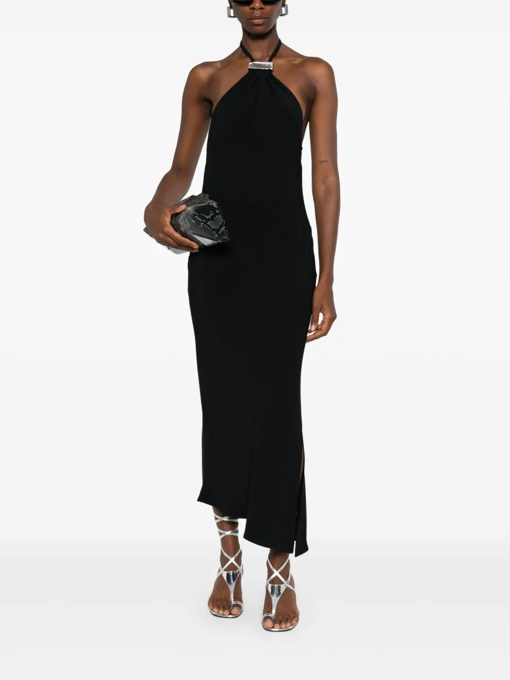 The Attico Women Halterneck Midi Dress THE ATTICO
