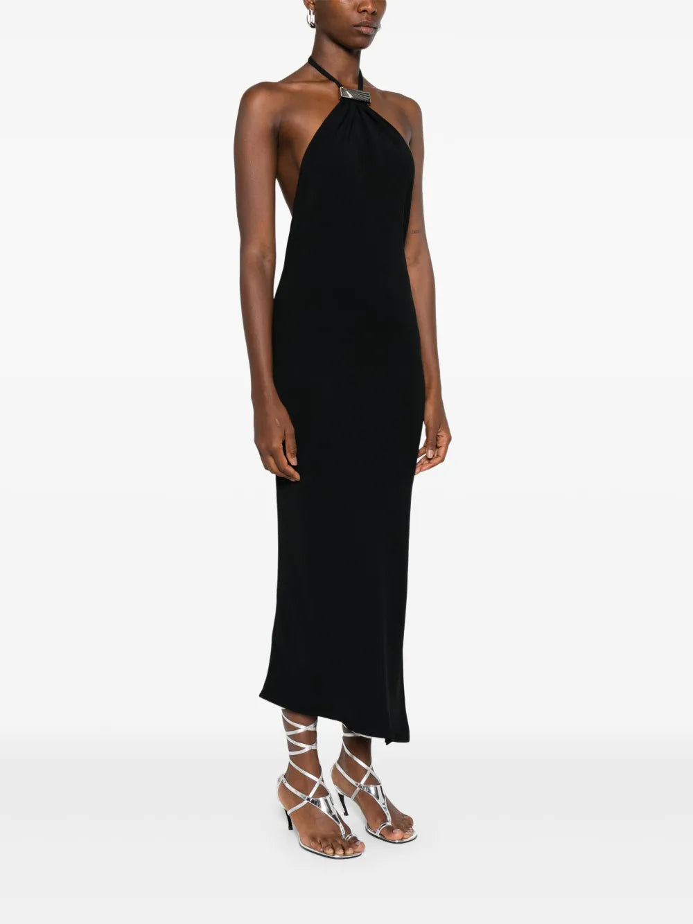 The Attico Women Halterneck Midi Dress THE ATTICO