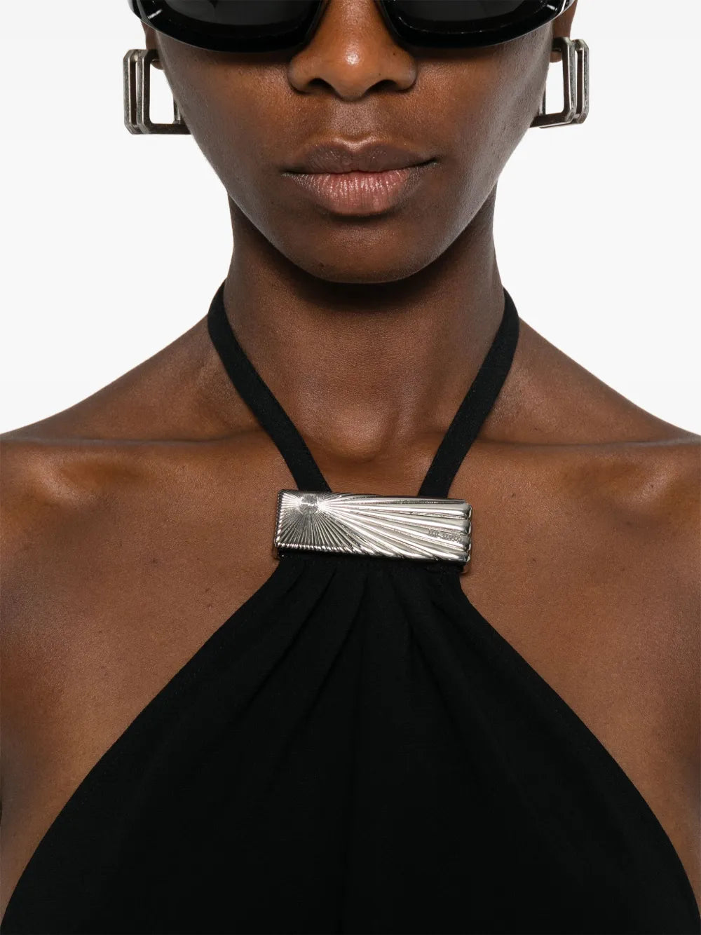 The Attico Women Halterneck Midi Dress THE ATTICO
