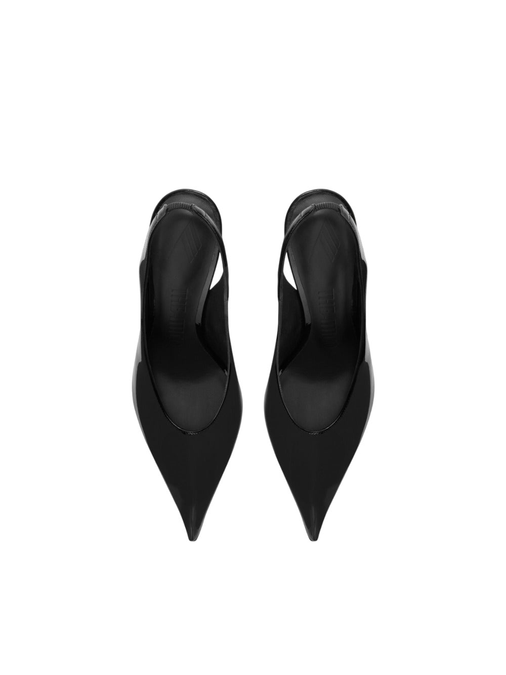 The Attico Women Black "Viper" Slingback THE ATTICO