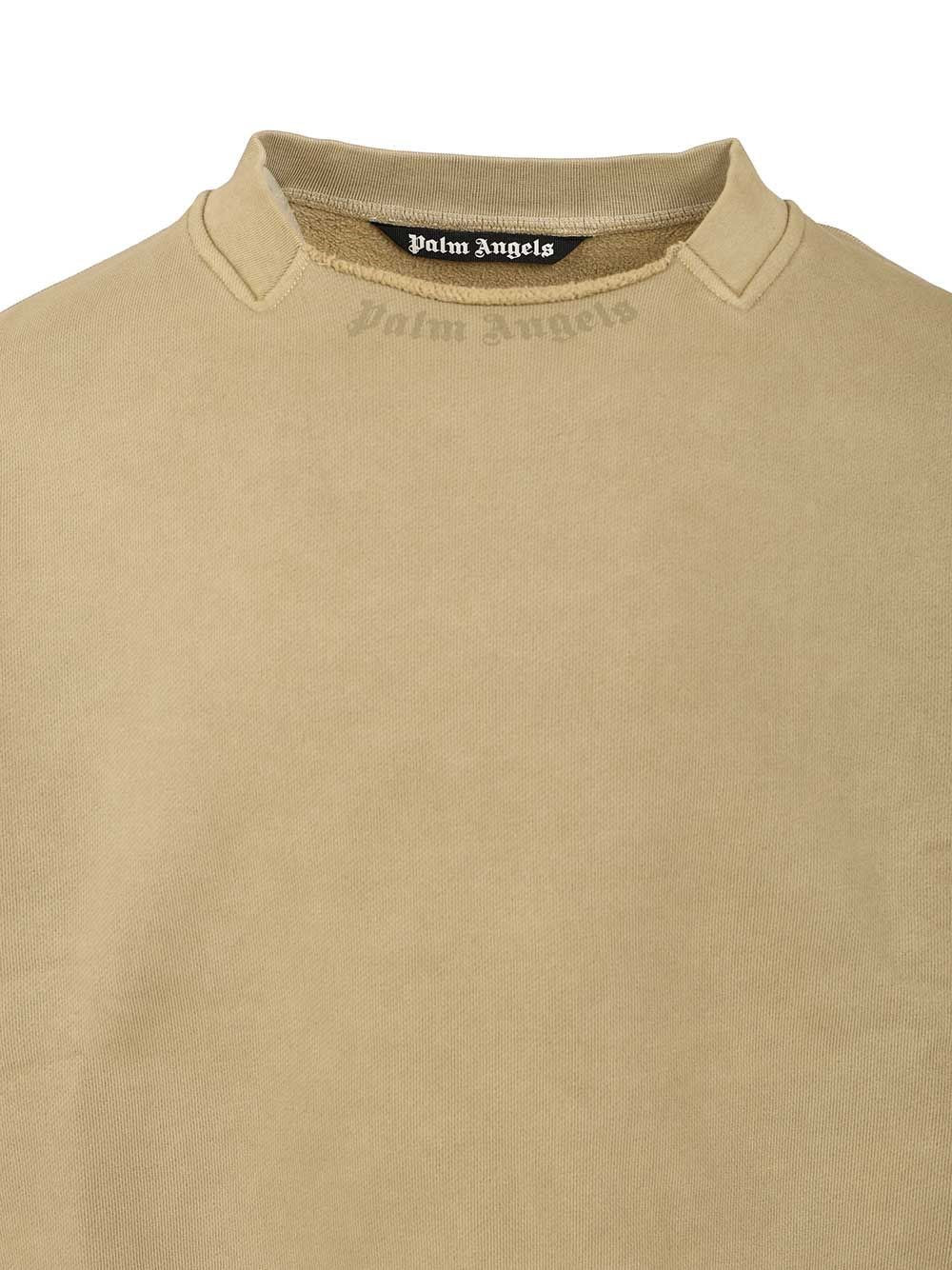 Palm Angels Men Curved Logo Sweatshirt PALM ANGELS