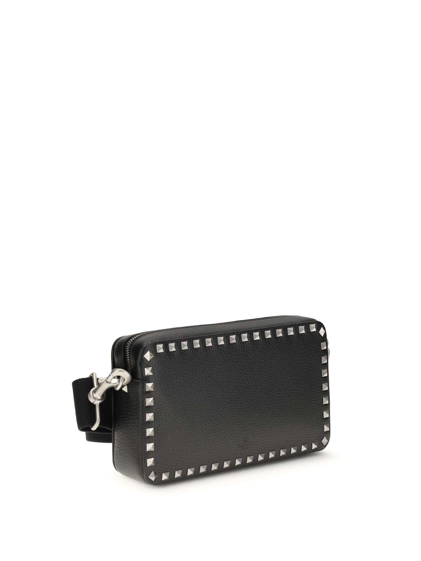 Valentino Garavani Men Rockstud Leather Shoulder Bag VALENTINO GARAVANI